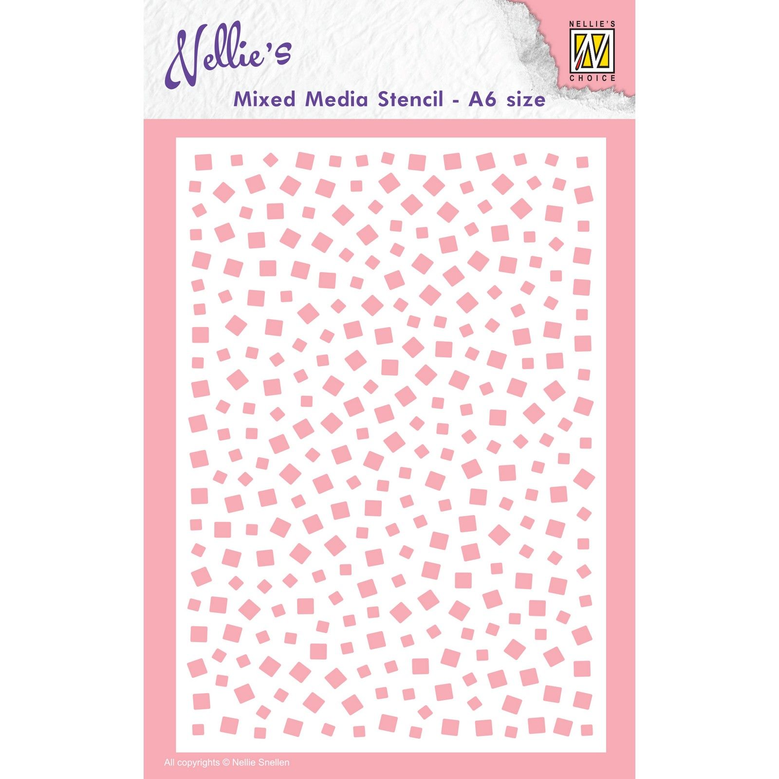 Nellie's Choice • Stencil A6 Size Little Squares
