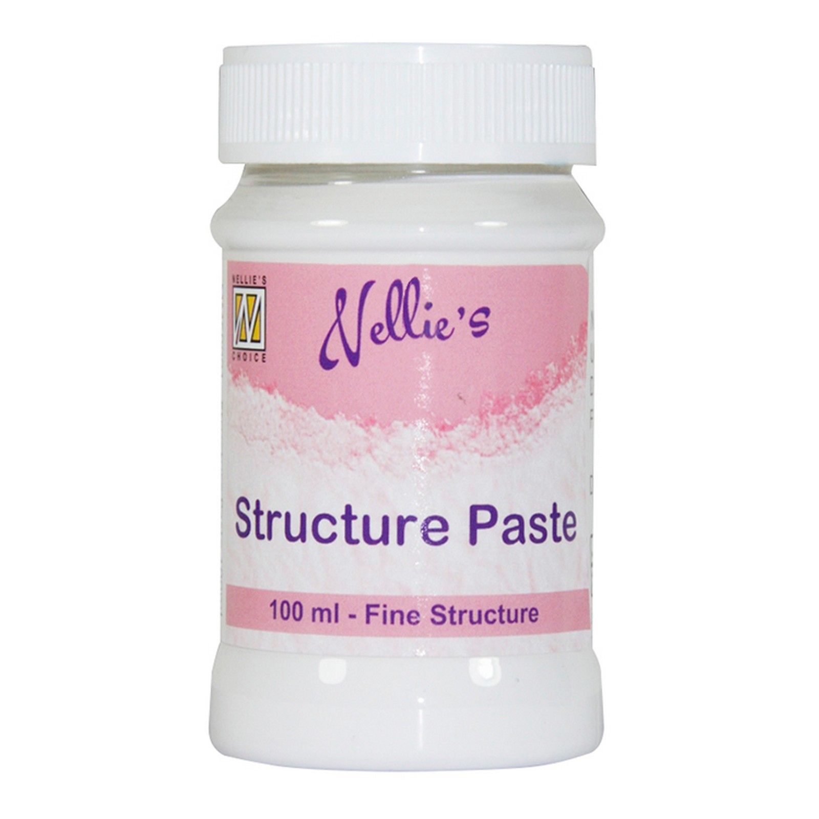 Nellie's Choice • Paste and Snow Structure Paste 100 ml White