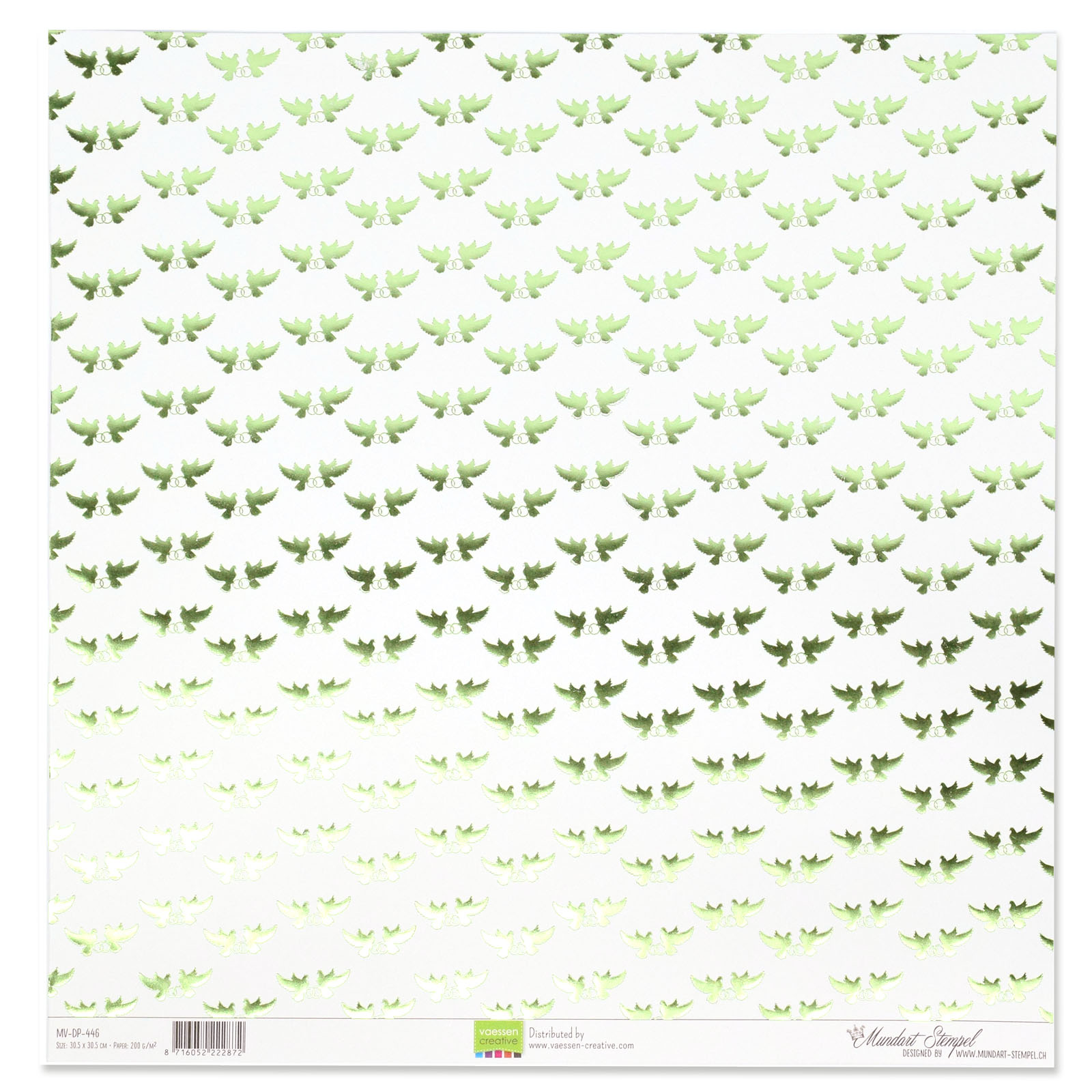 Mundart Stempel • Paper wedding pigeons