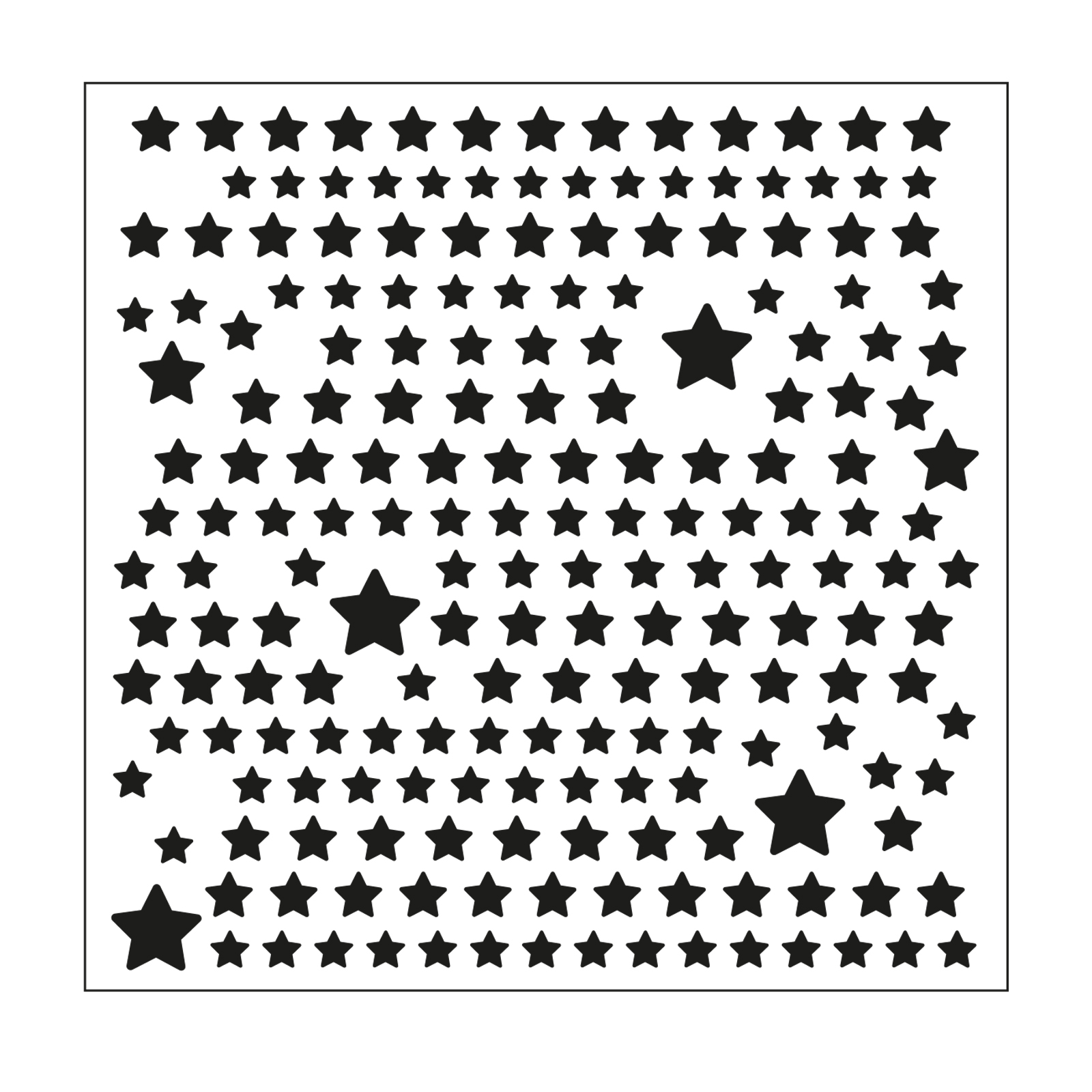 Mundart Stempel • Plantilla Stars