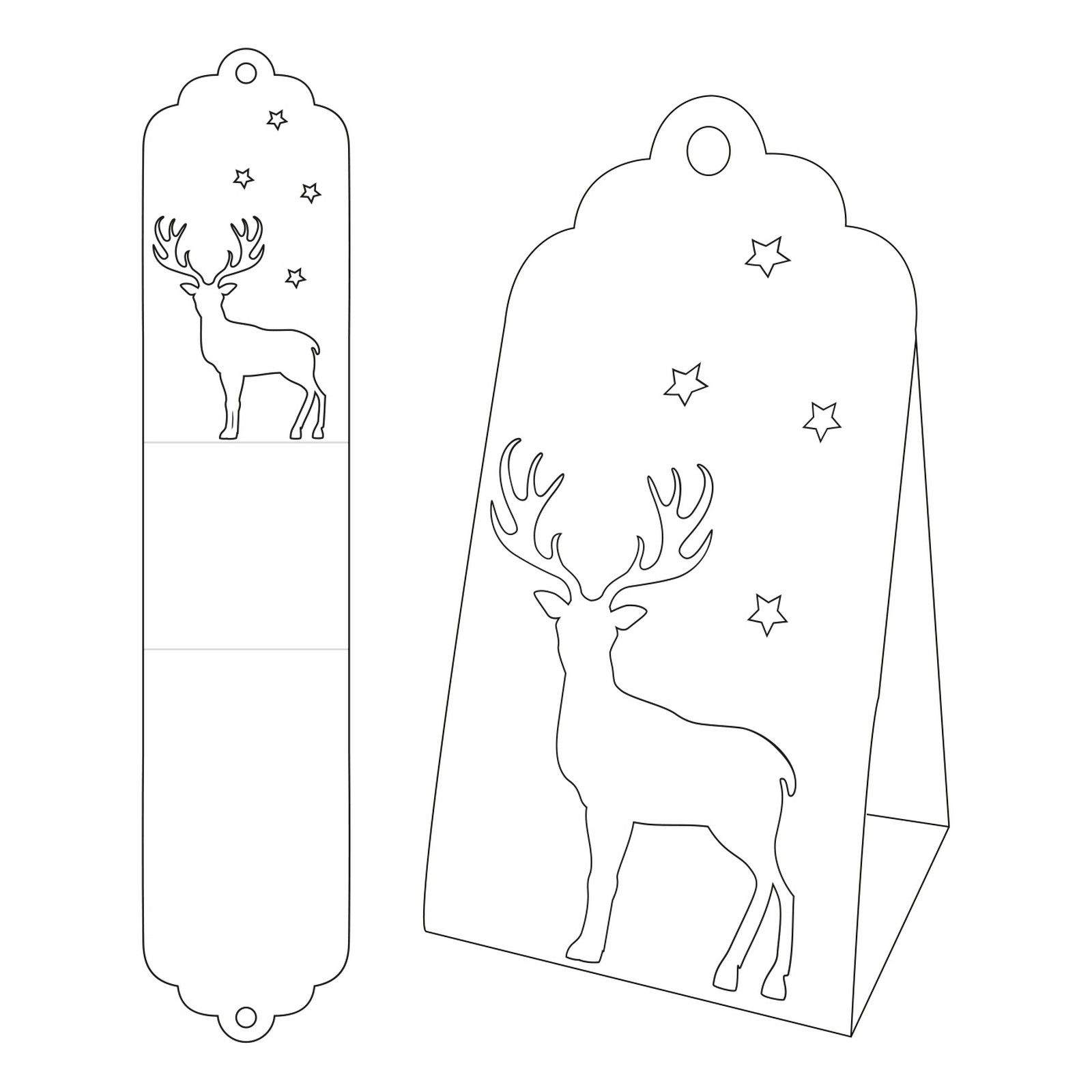 Mundart Stempel • Matrice de découpe box with deer