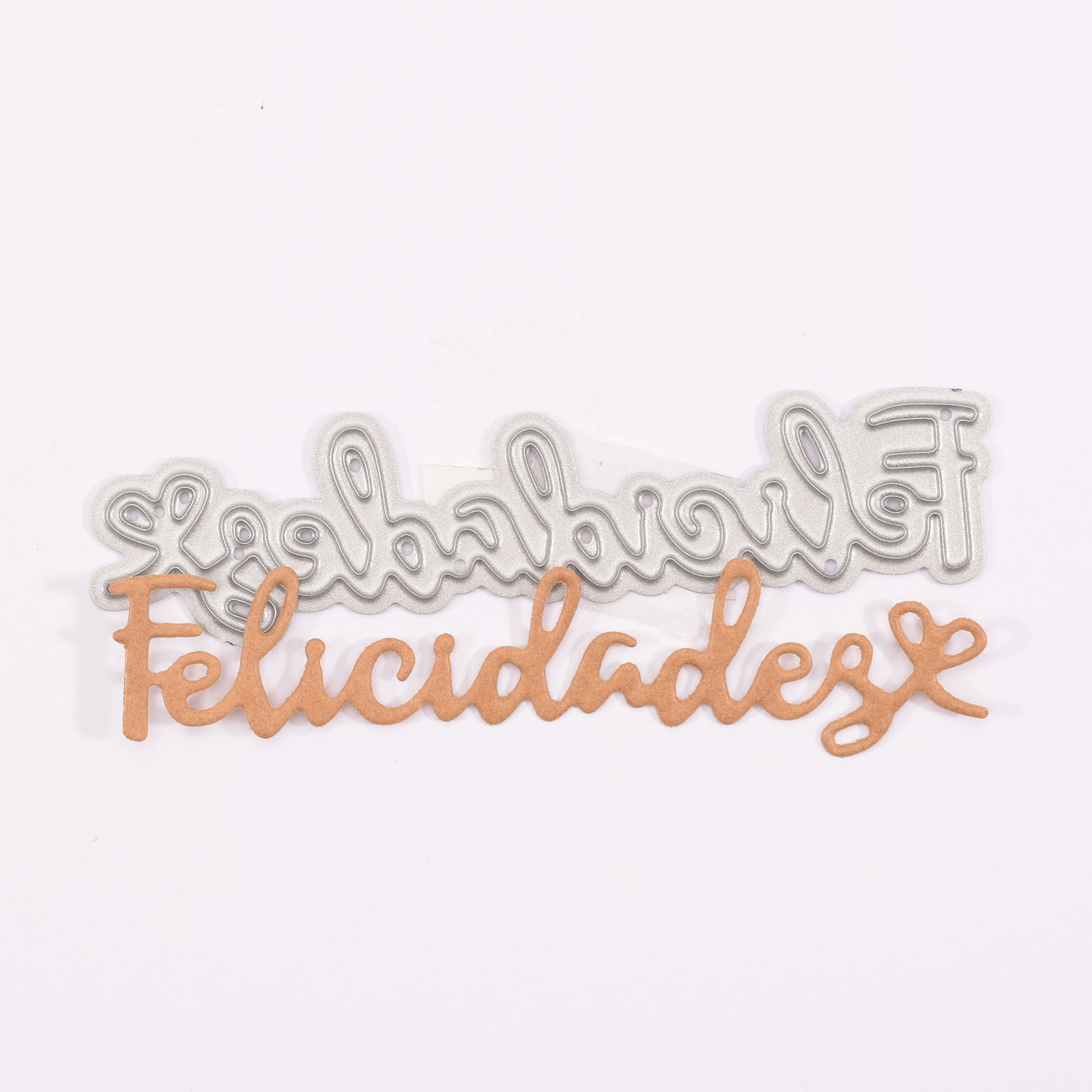 Mundart Stempel • Cutting Die Spanish text "felicidades"