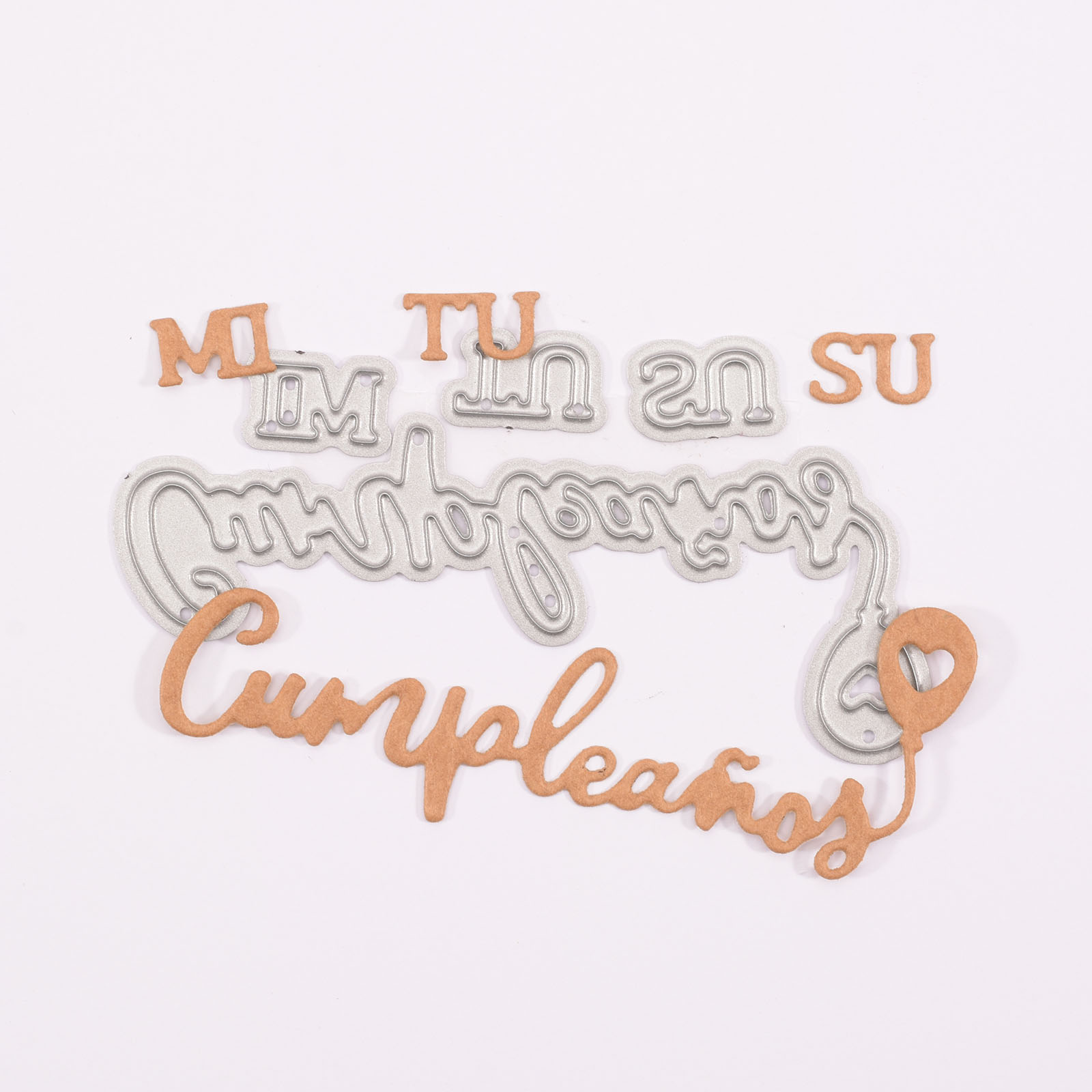 Mundart Stempel • Snijmal Spaanse tekst "su tu mi cumpleanos"