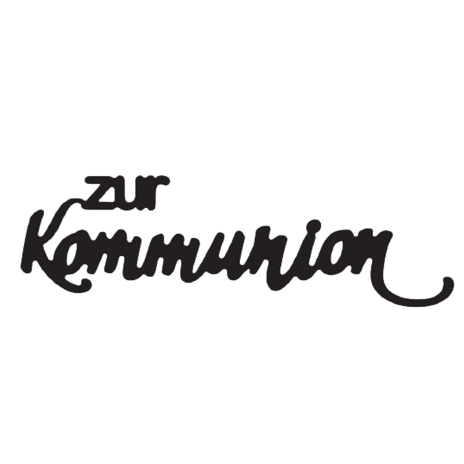 Mundart Stempel • Cutting Die Text zur Kommunion
