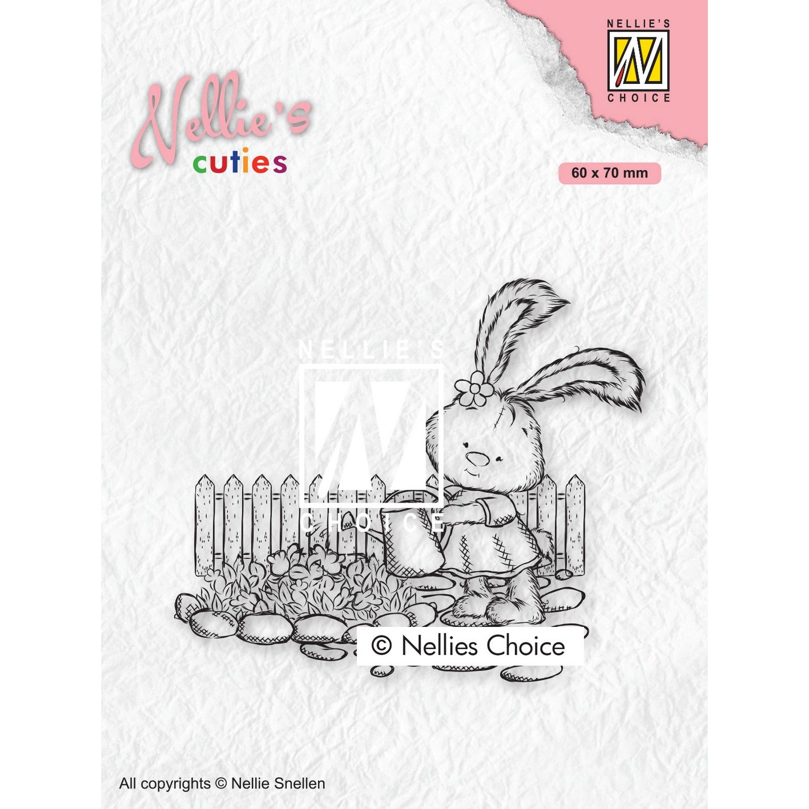 Nellie's Choice • Nellie's Cuties Clear Stamps Lena Gardening