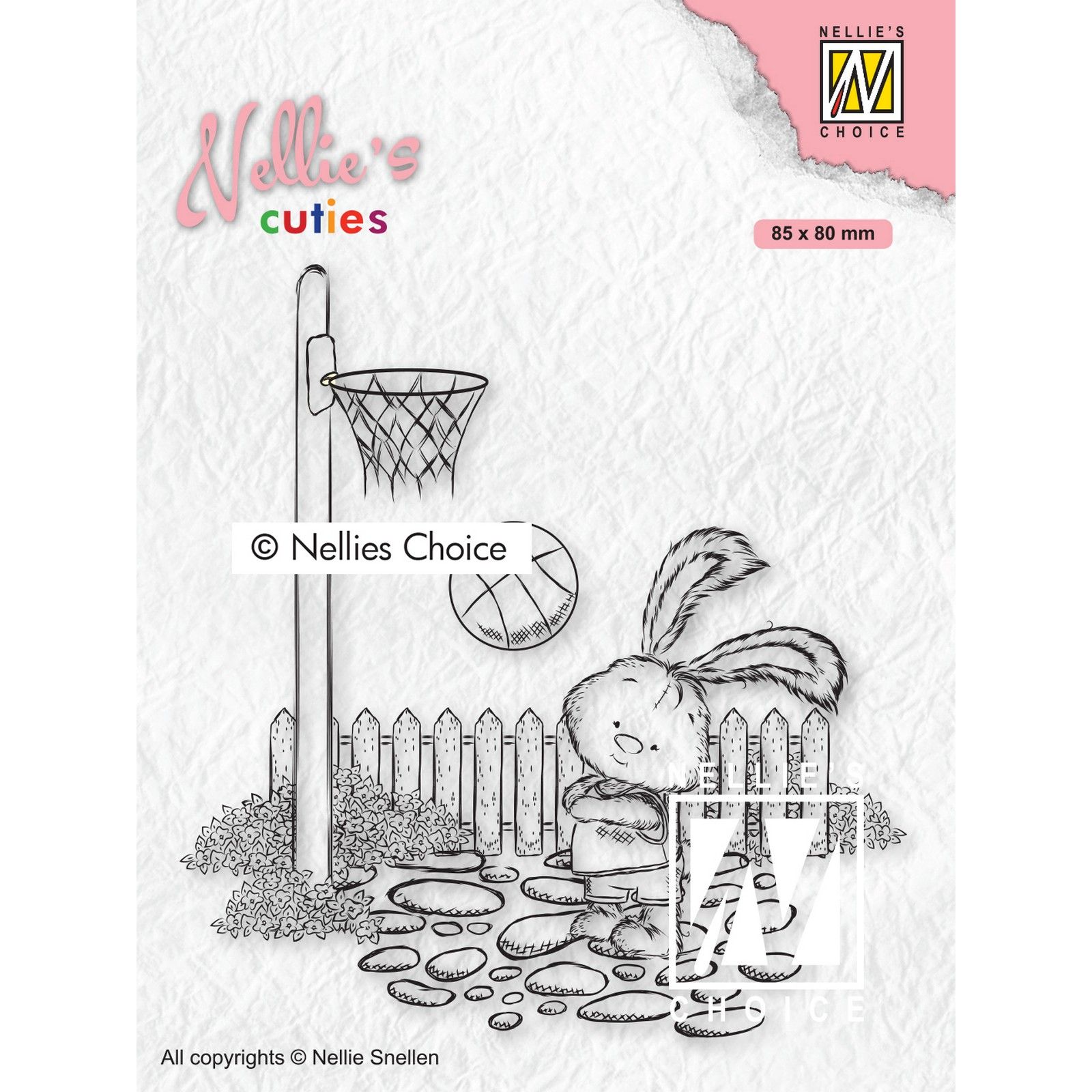 Nellie's Choice • Nellie's Cuties Clear Stamp Lars The Sportsman