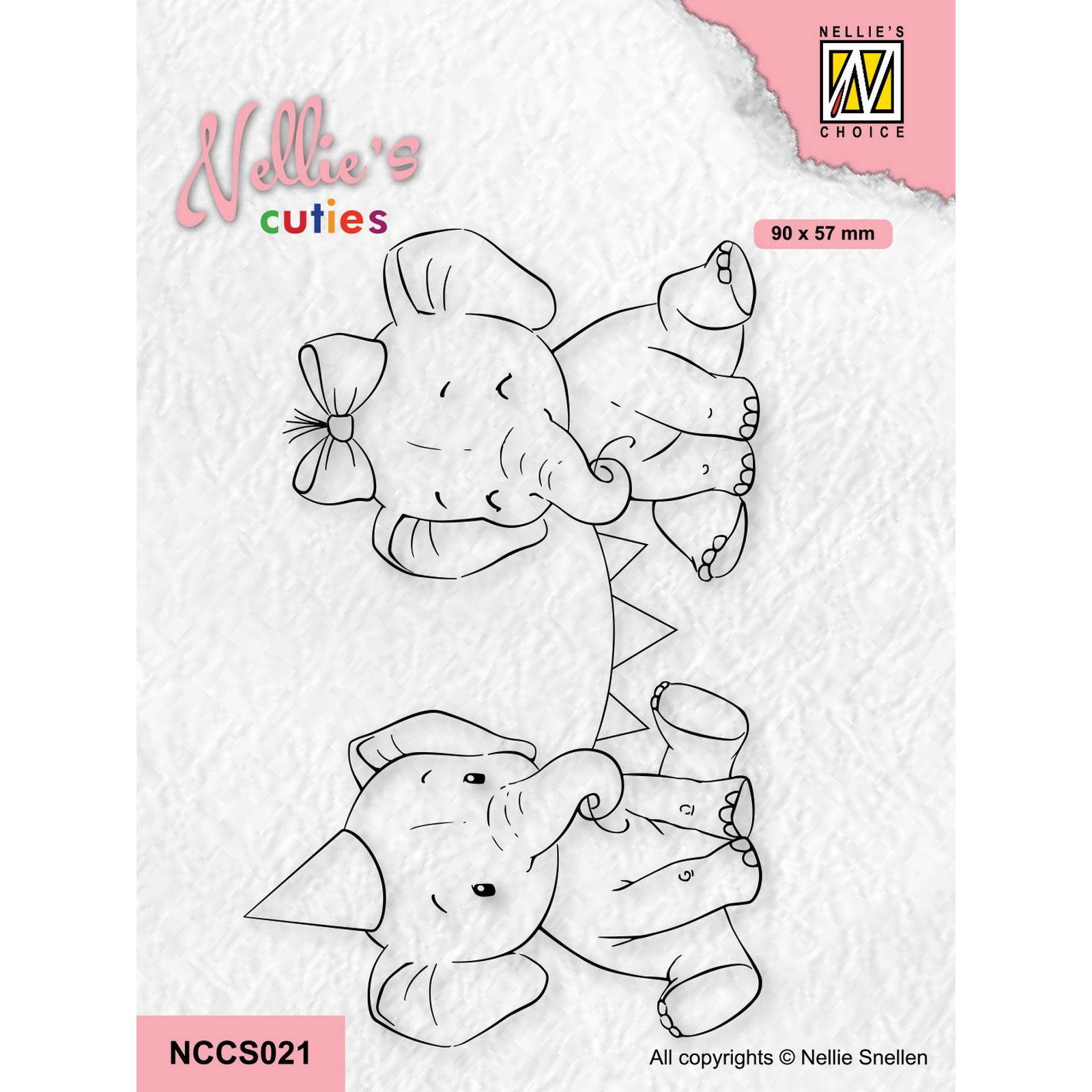 Nellie's Choice • Nellie's Cuties Clear Stamp Happy Birthday