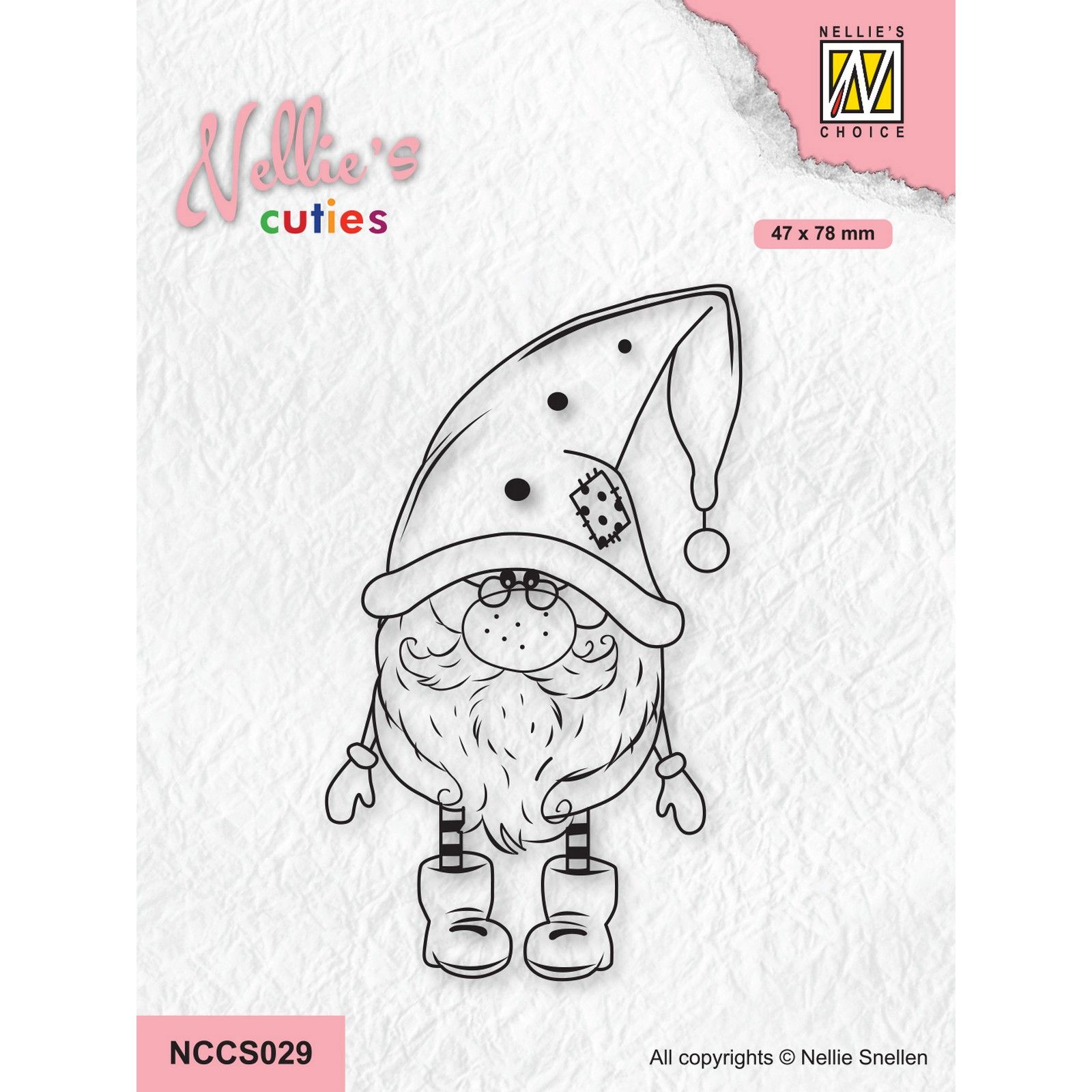 Nellie's Choice • Nellie's Cuties Silikonenstempeln Christmas Gnome