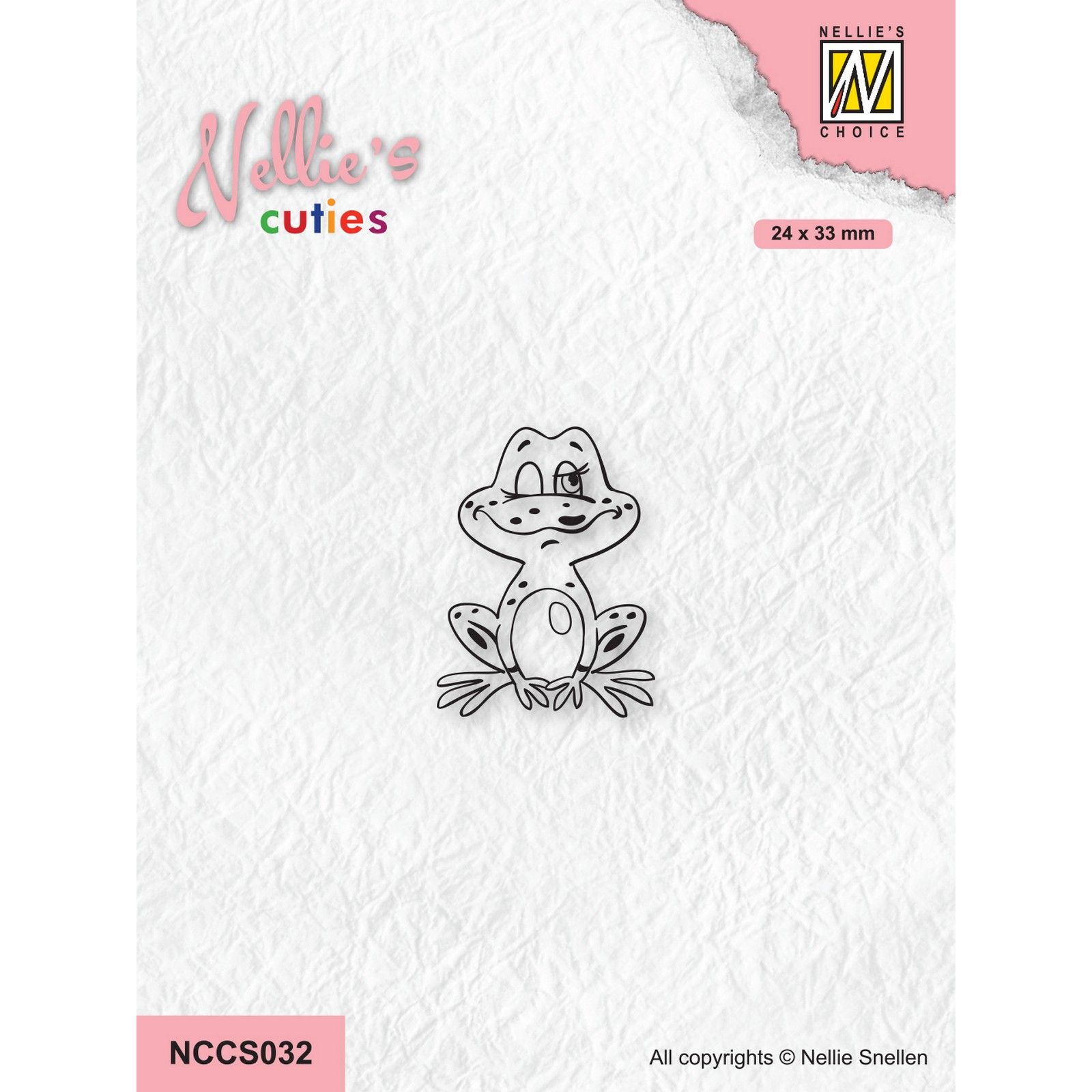 Nellie's Choice • Nellie's Cuties Clear Stempels Frog-2