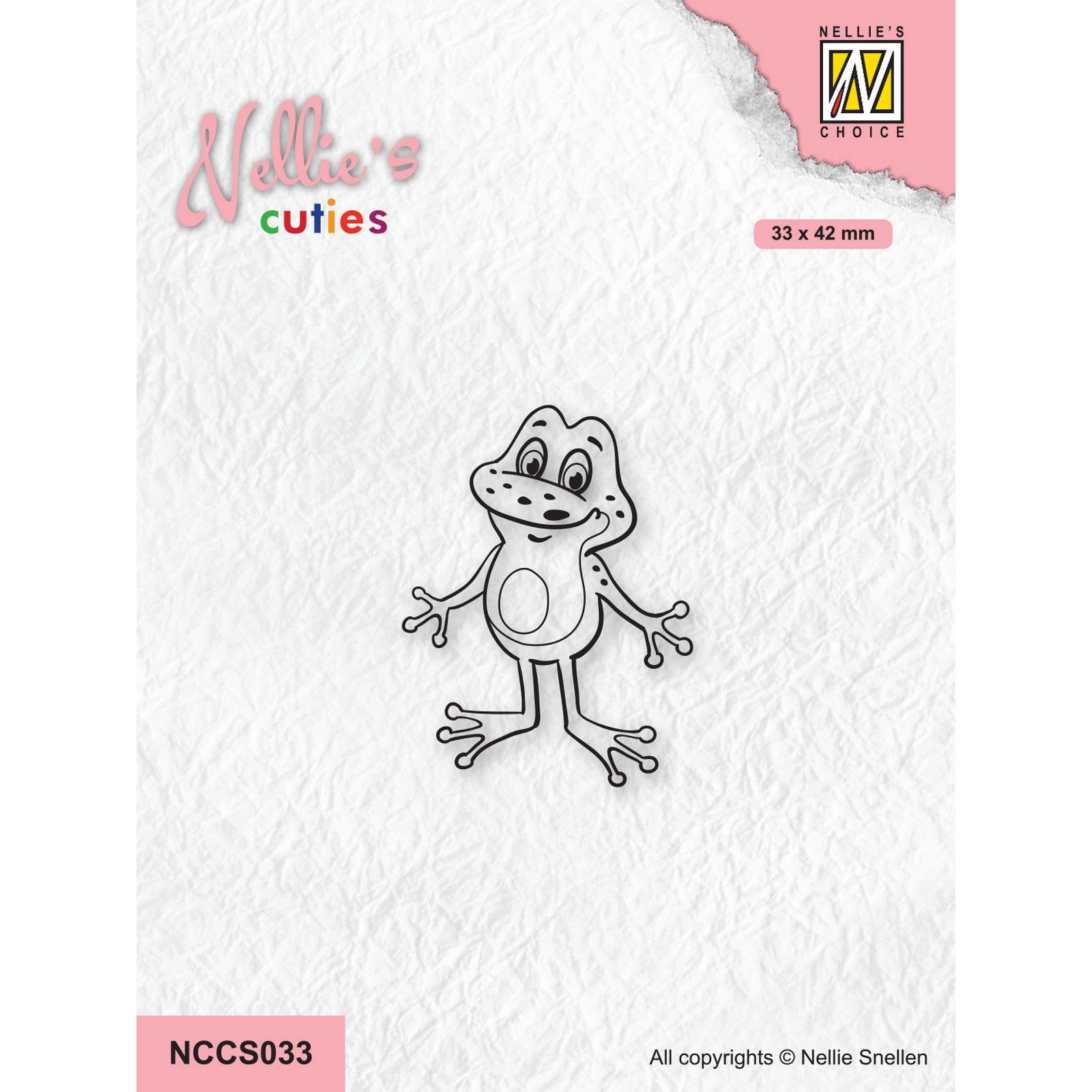 Nellie's Choice • Nellie's Cuties Silikonenstempeln Frog-3