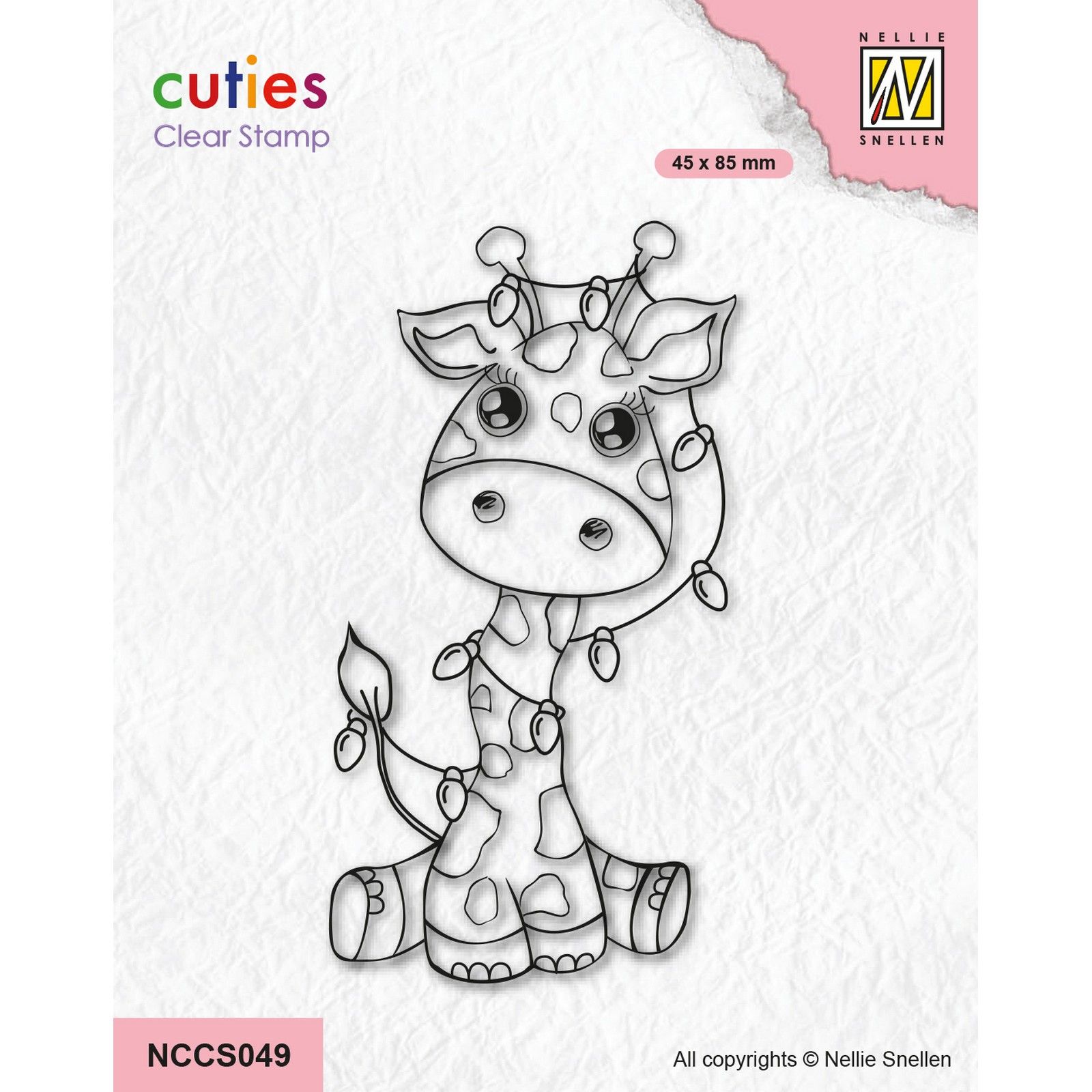 Nellie's Choice • Cutie Clear Stamps Giraffe