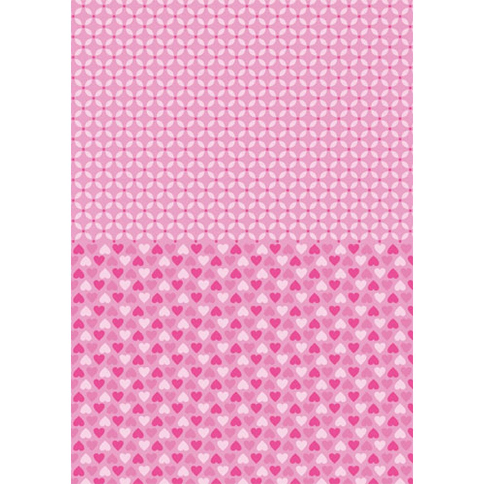 Nellie's Choice • Cutting Sheet Pink Hearts