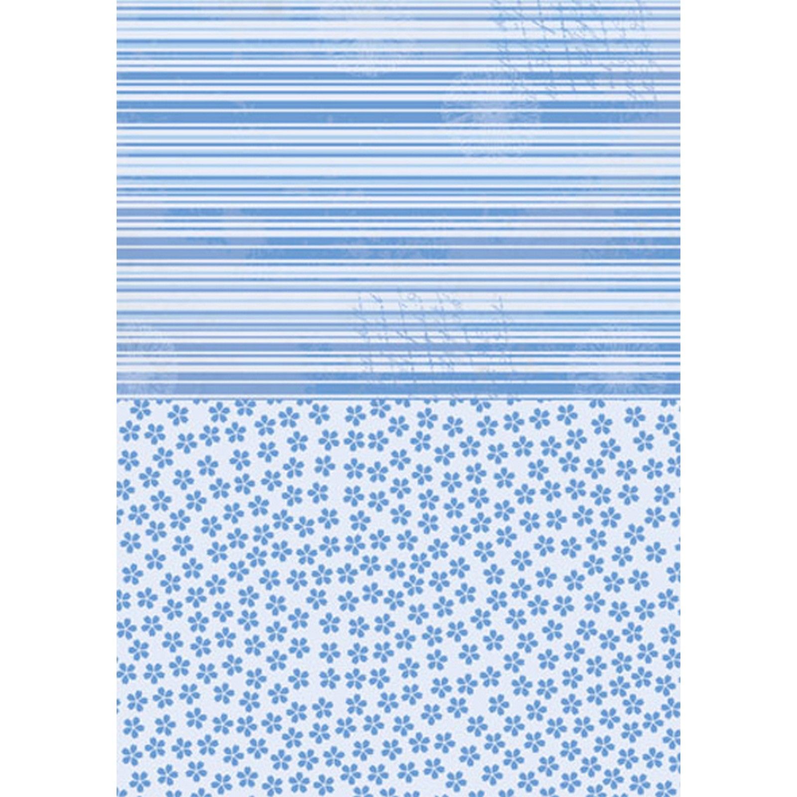 Nellie's Choice • Cutting Sheet Blue Flowers