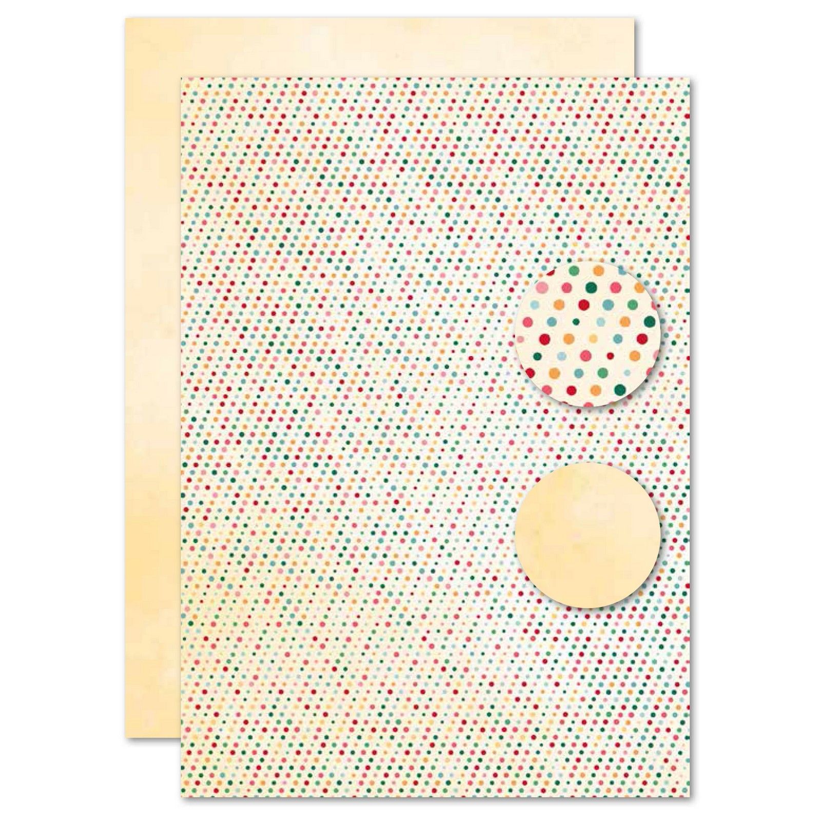 Nellie's Choice • Cutting Sheet Coloured Dots