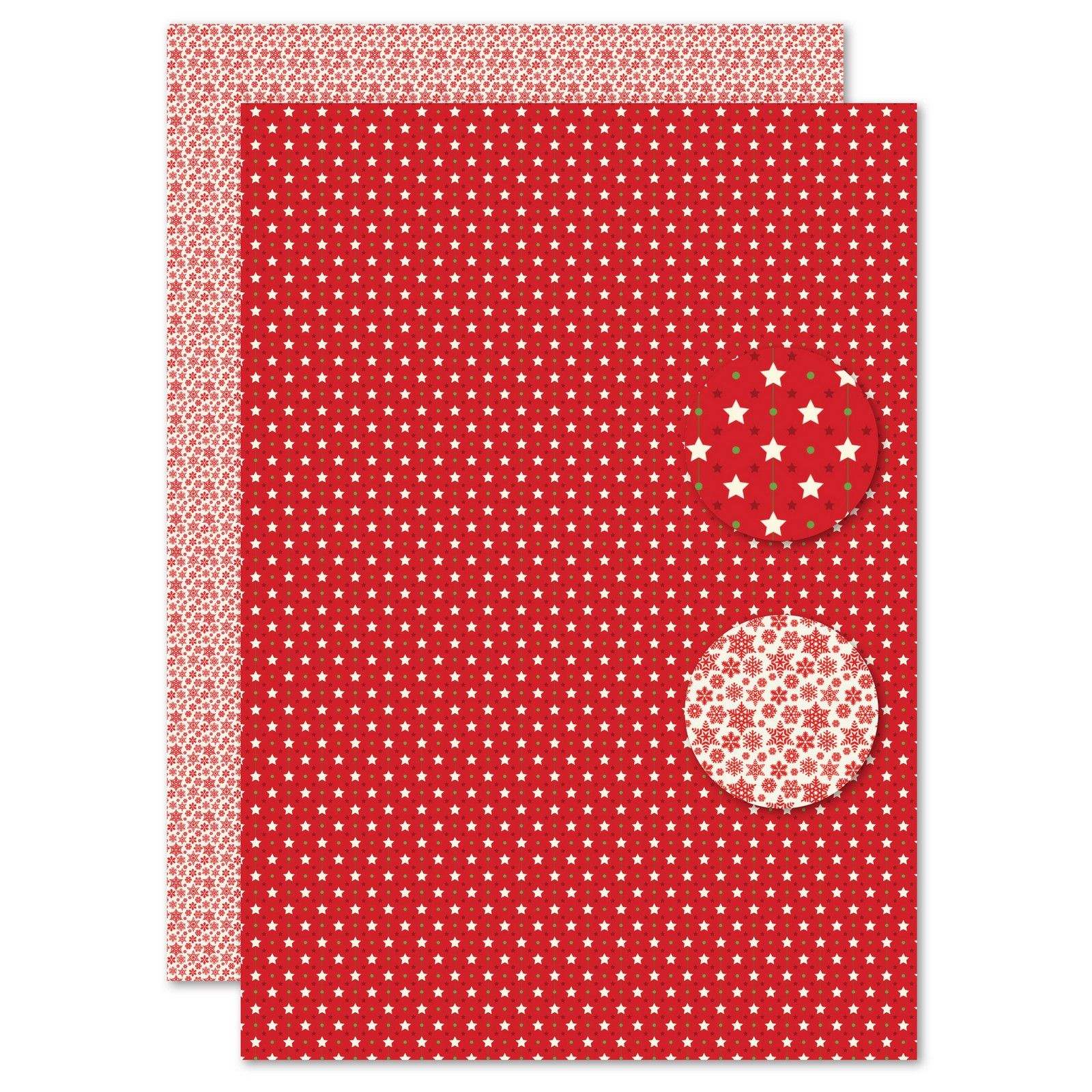 Nellie's Choice • Cutting Sheet Red Stars