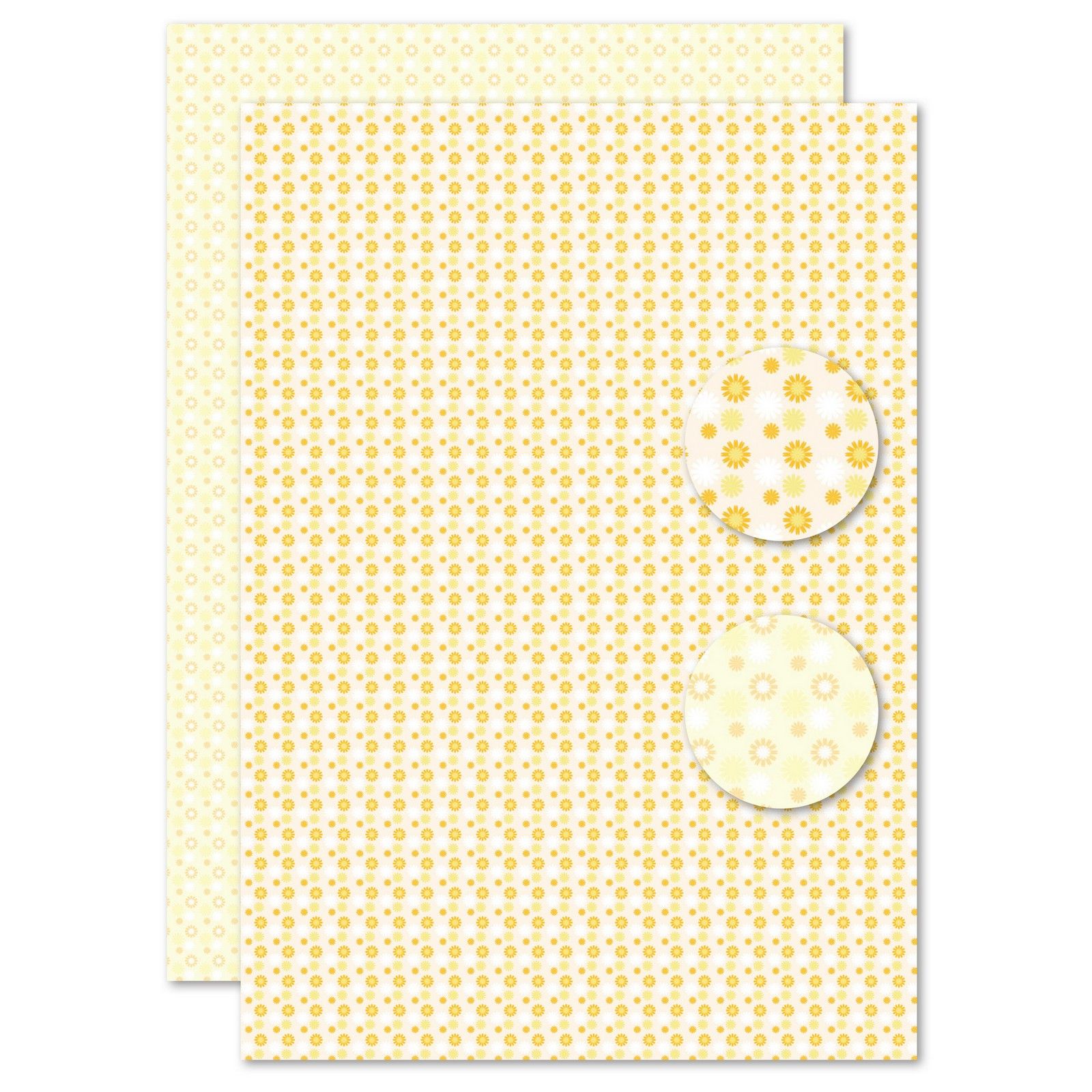 Nellie's Choice • Background Sheets Yellow Flowers