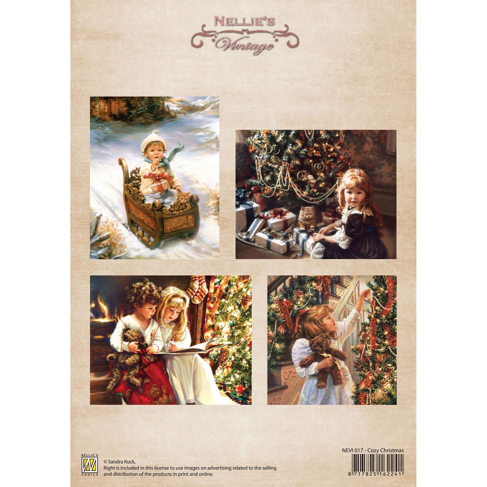 Nellie's Choice • Feuille De Découpage Christmas Colour Vintage Cozy Christmas