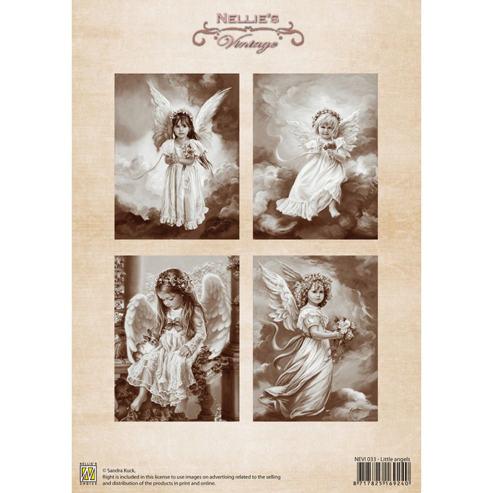 Nellie's Choice • Feuille De Découpage Vintage Little Angels