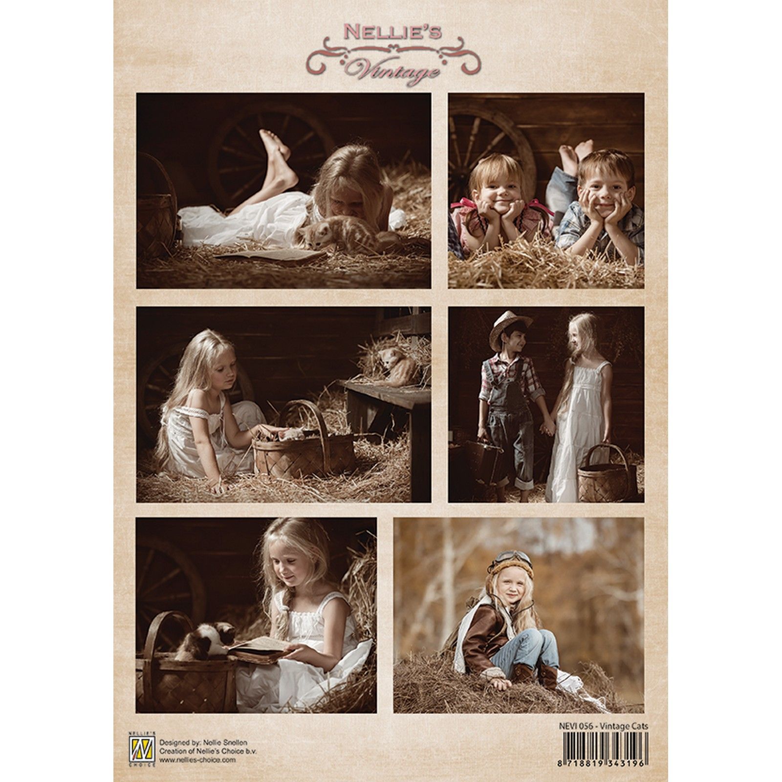 Nellie's Choice • Schneideblatt Vintage Cats