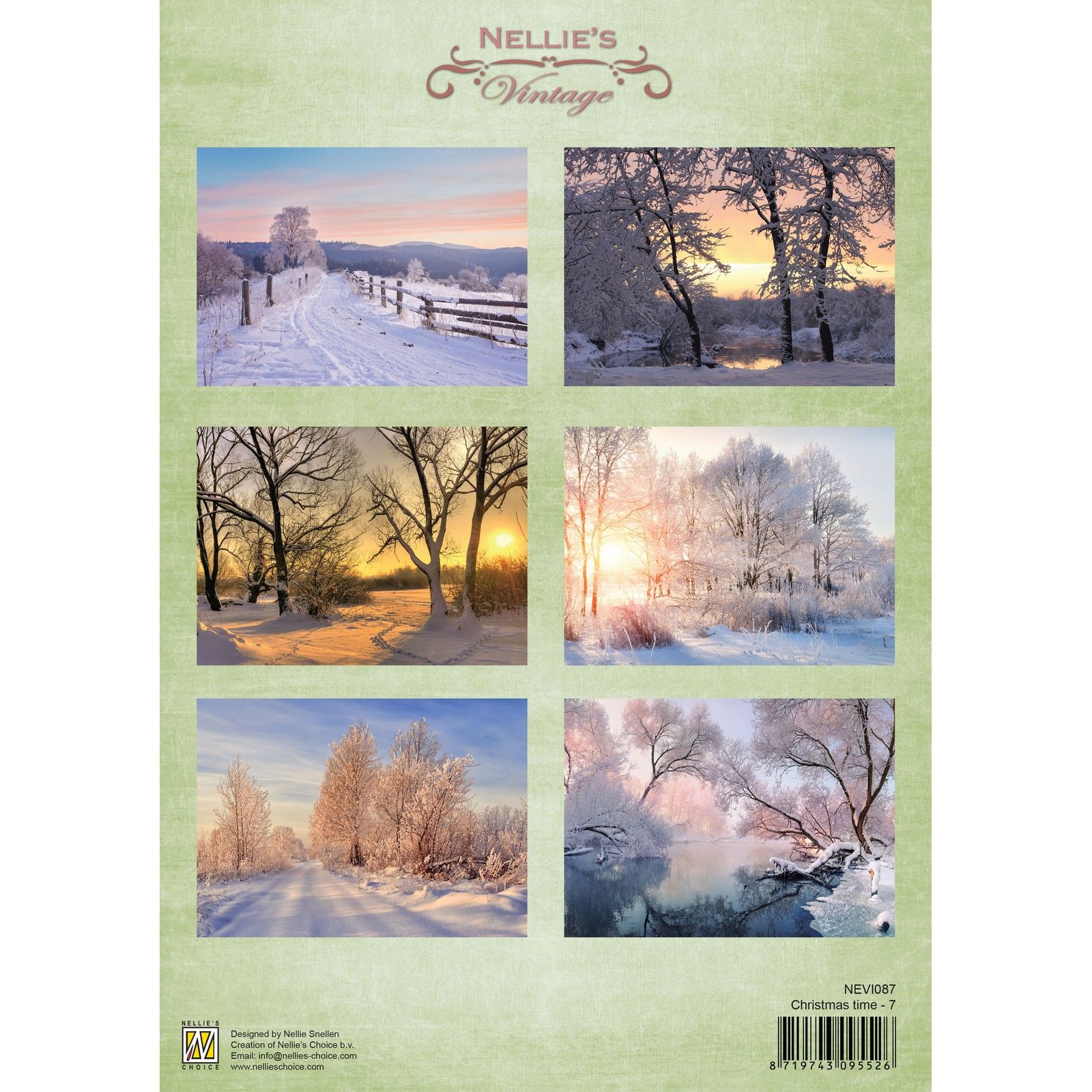 Nellie's Choice • Schneideblatt Vintage Christmas Time-7