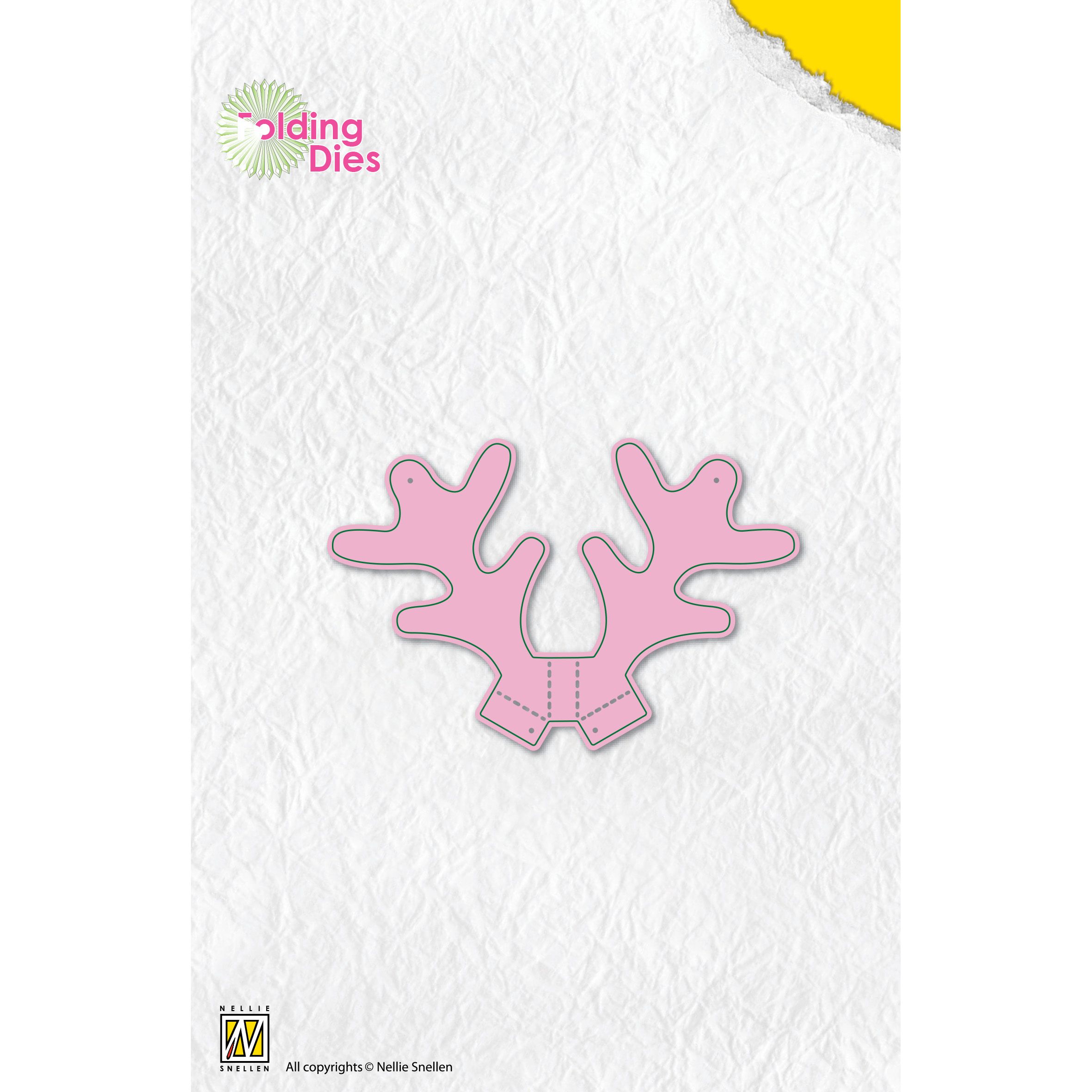 Nellie's Choice • Folding Die Navidad Copo de Nieve 5,4x9cm