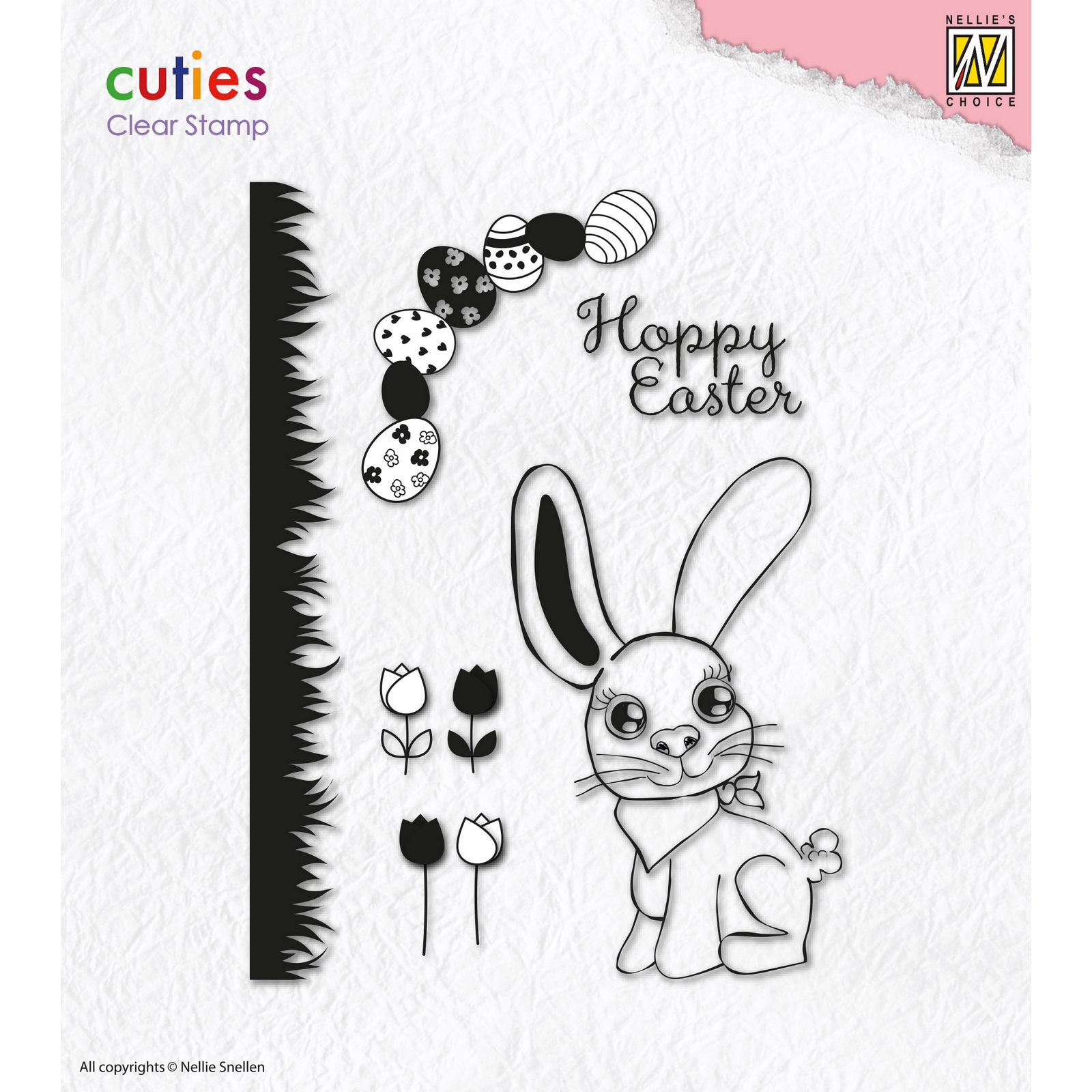 Nellie's Choice • Clear Stamp Set A5 Hoppy Easter