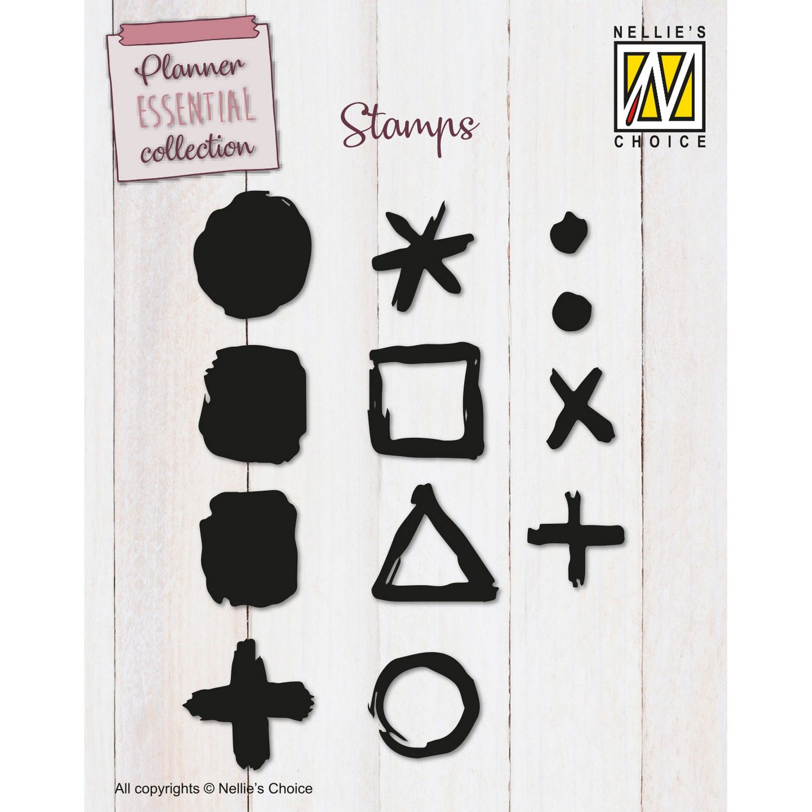 Nellie's Choice • Clear Stamps Checkpoints 12st.