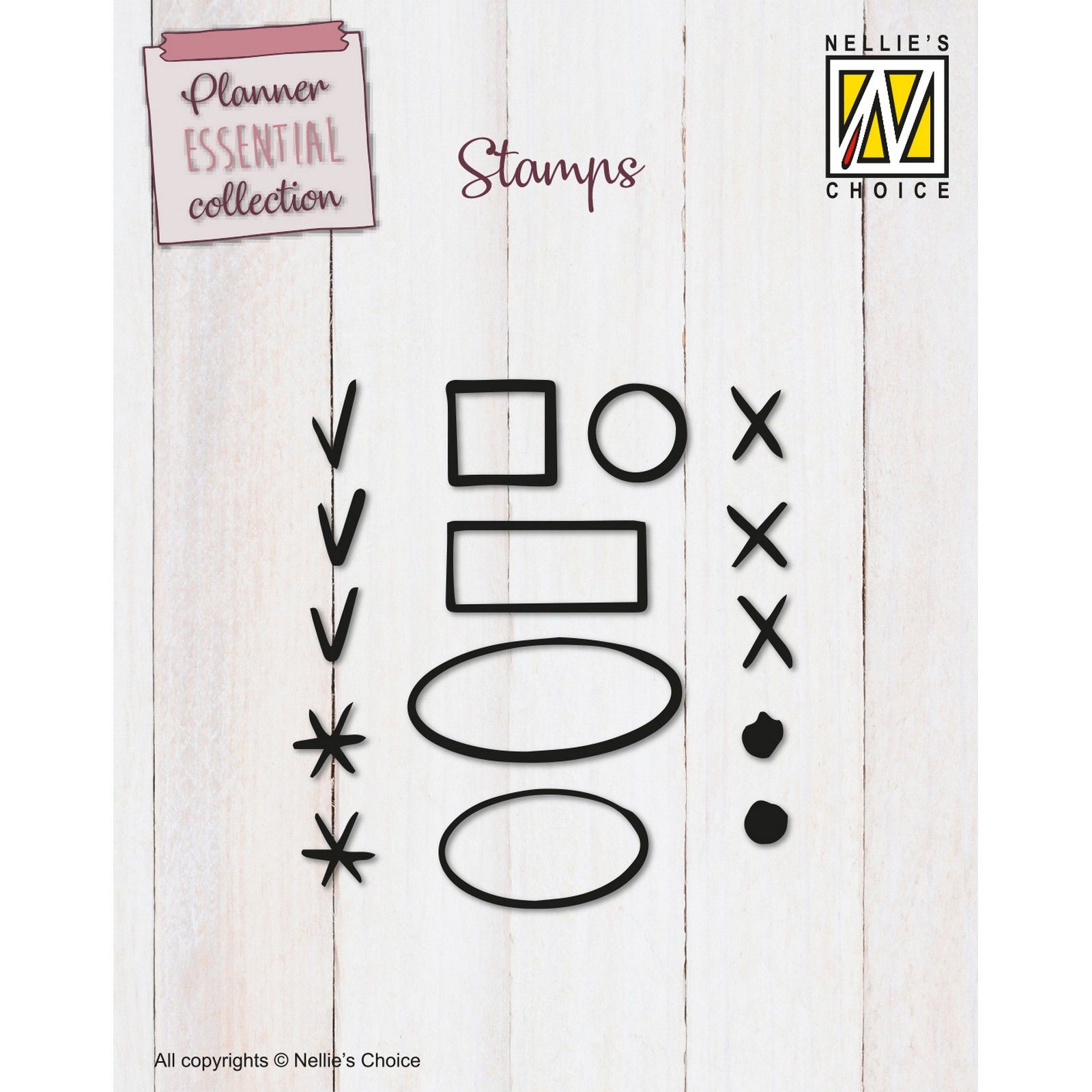 Nellie's Choice • Clear Stamps Checkpoints 2 15st.