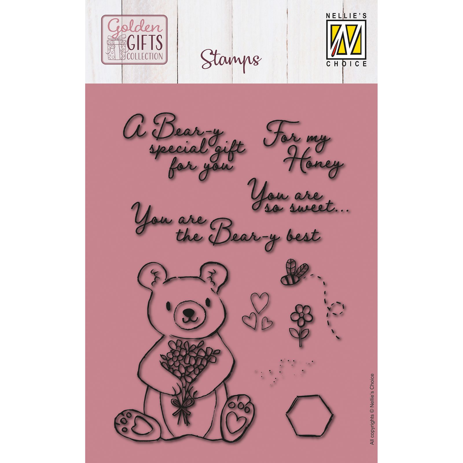 Nellie's Choice • Clear Stamp Set Beary Special