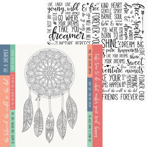 Kaisercraft • Boho dreams double-sided 12x12" Daydreamer