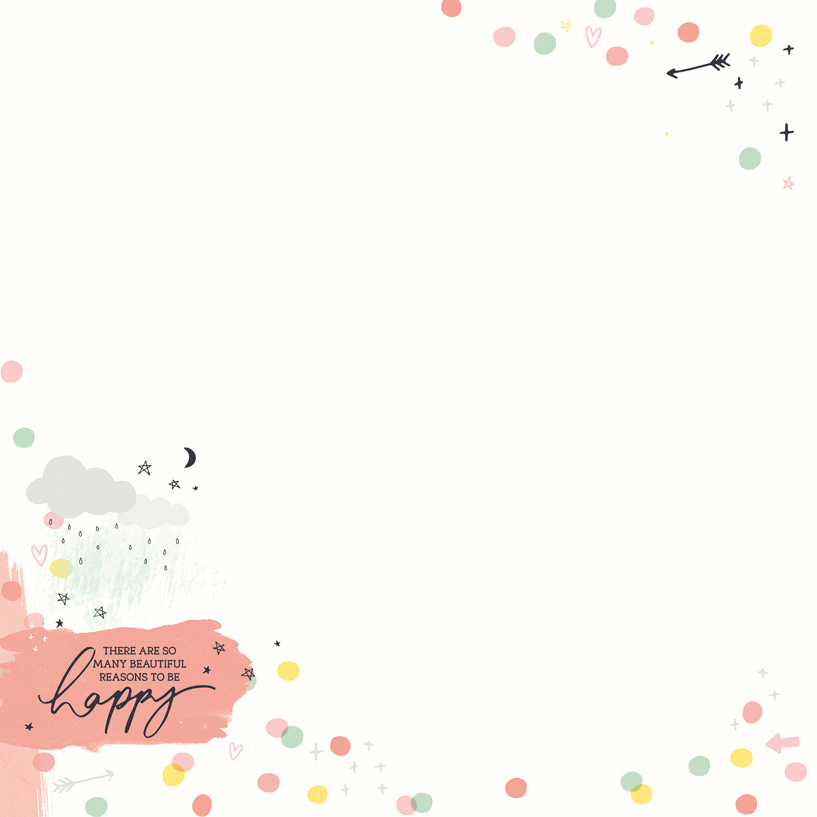 Kaisercraft • Daydreamer double-sided 12x12" Cute