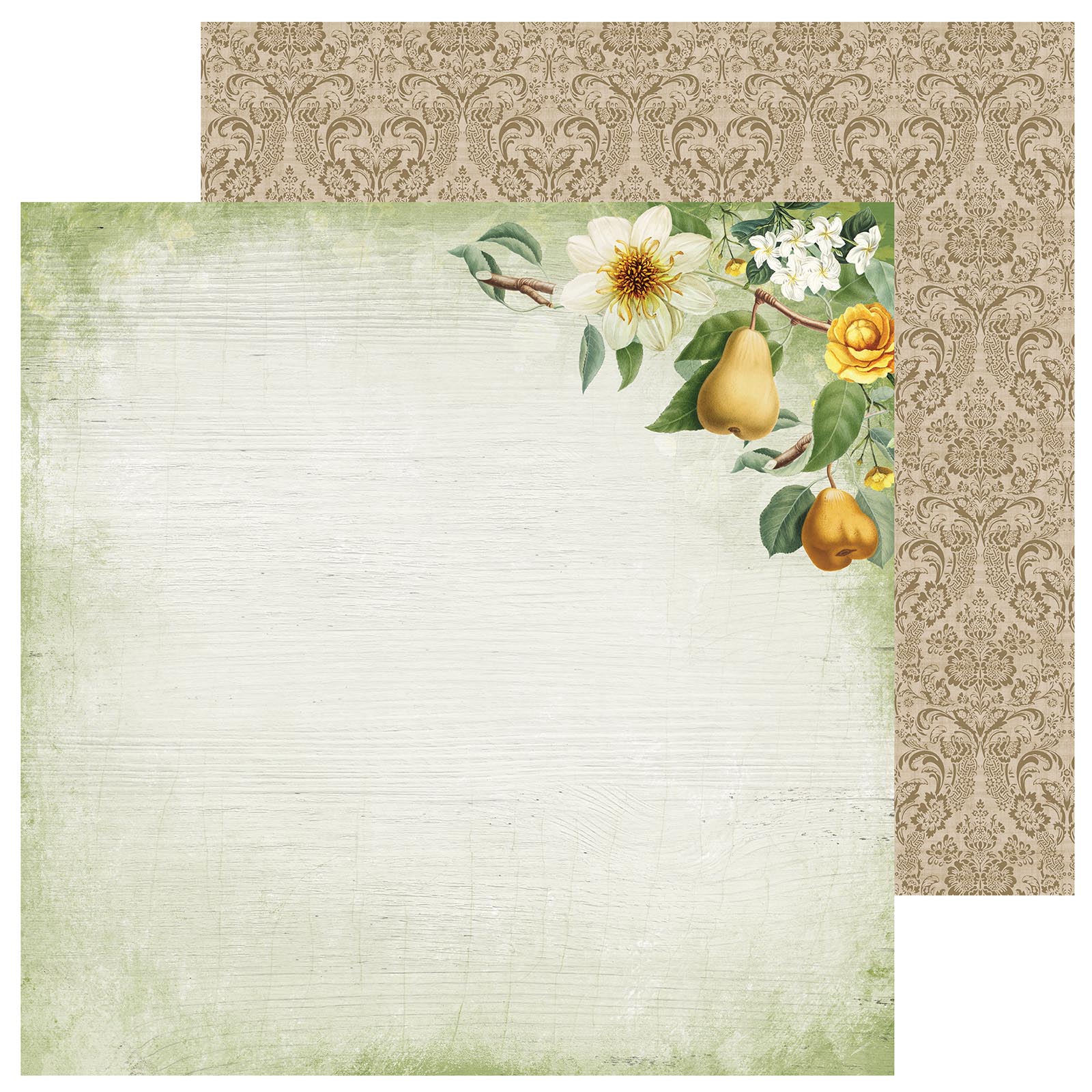 Kaisercraft • Golden grove double-sided 12x12" Sweet pear