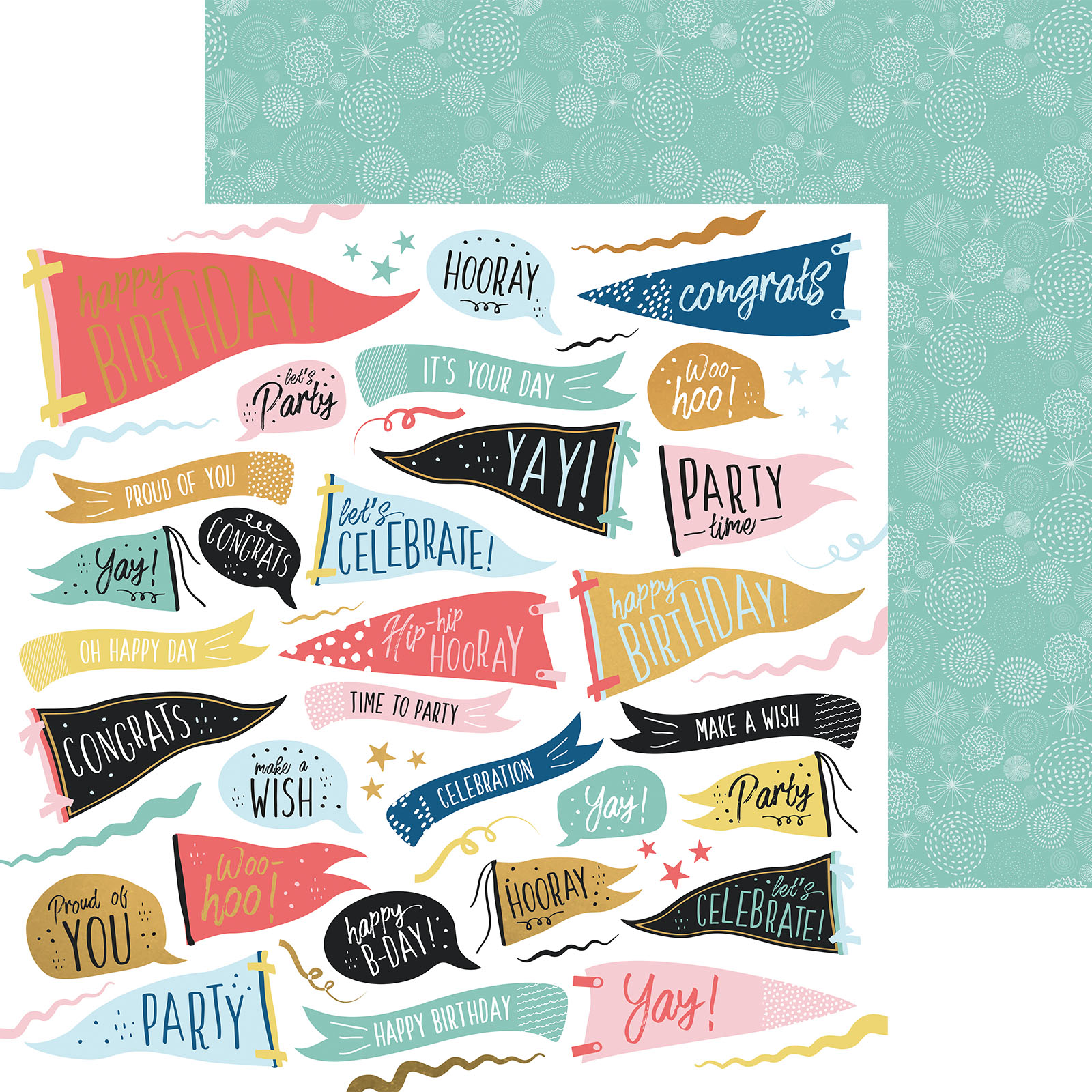 Kaisercraft • Oh happy day! 30,5x30,5cm 1pc Time to party