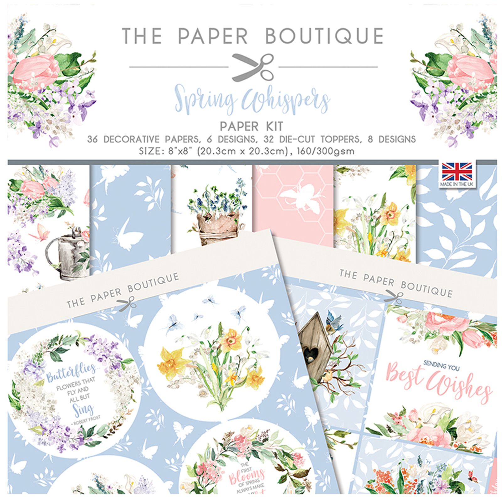 The Paper Boutique • Spring whispers paper kit