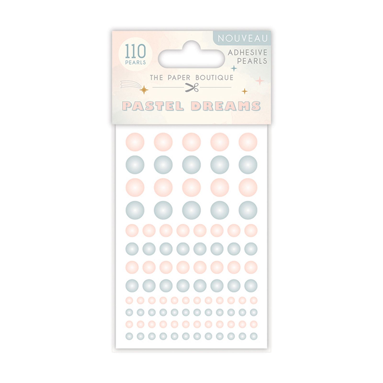 The Paper Boutique • Pastel dreams Adhesive pearls