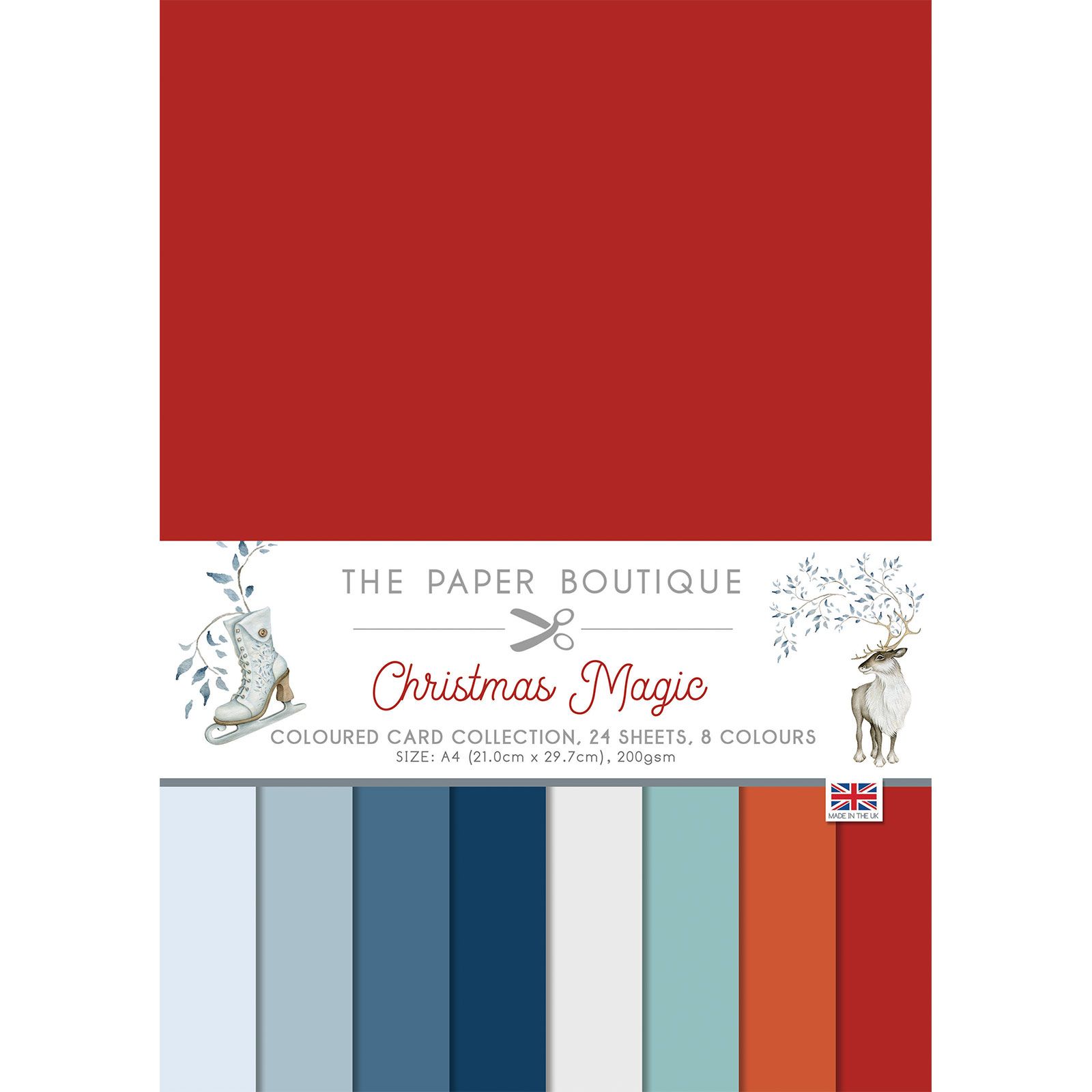 The Paper Boutique • Christmas magic coloured card collection
