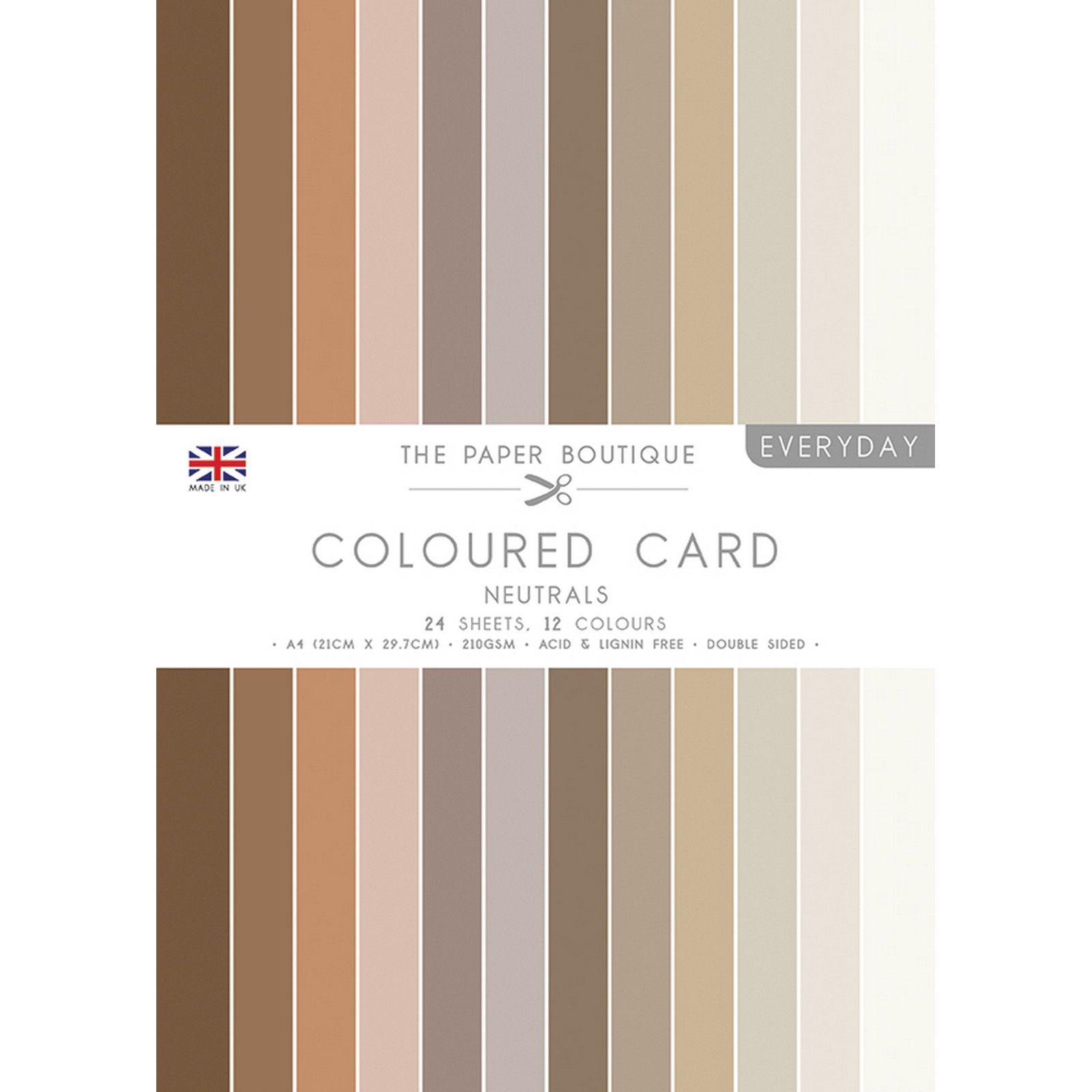 The Paper Boutique • Everyday Neutrals coloured card