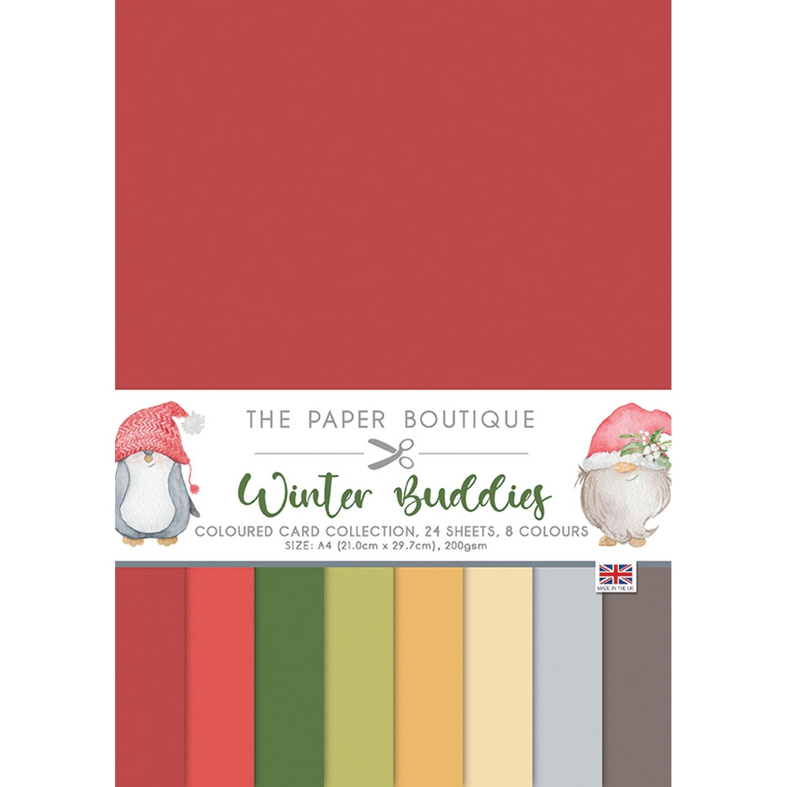 The Paper Boutique • Winter buddies colour card collection
