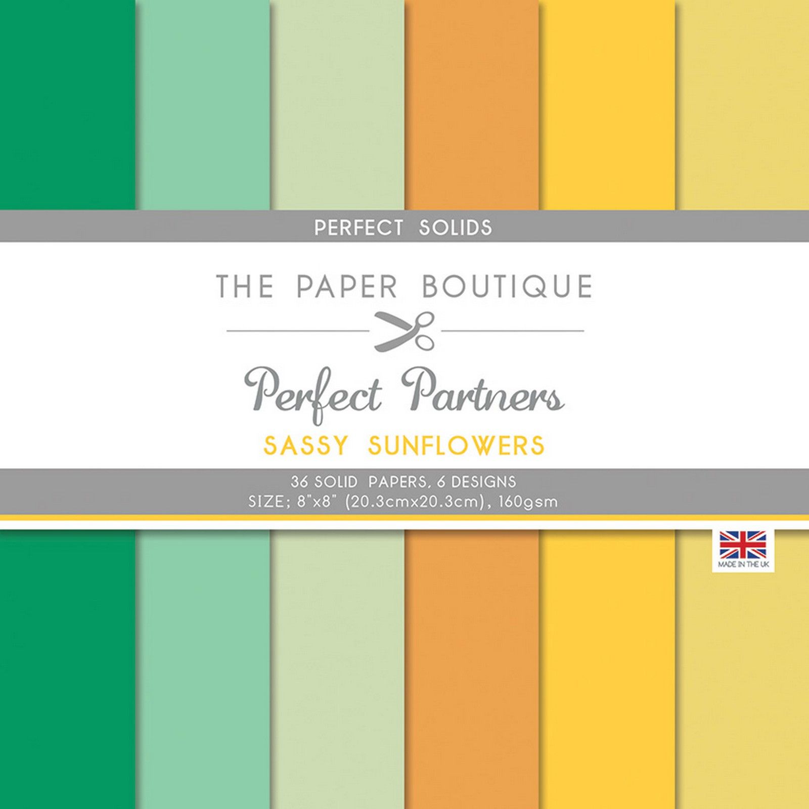 The Paper Boutique • Perfect partners sassy sunflowers 20,32x20,32cm Colours