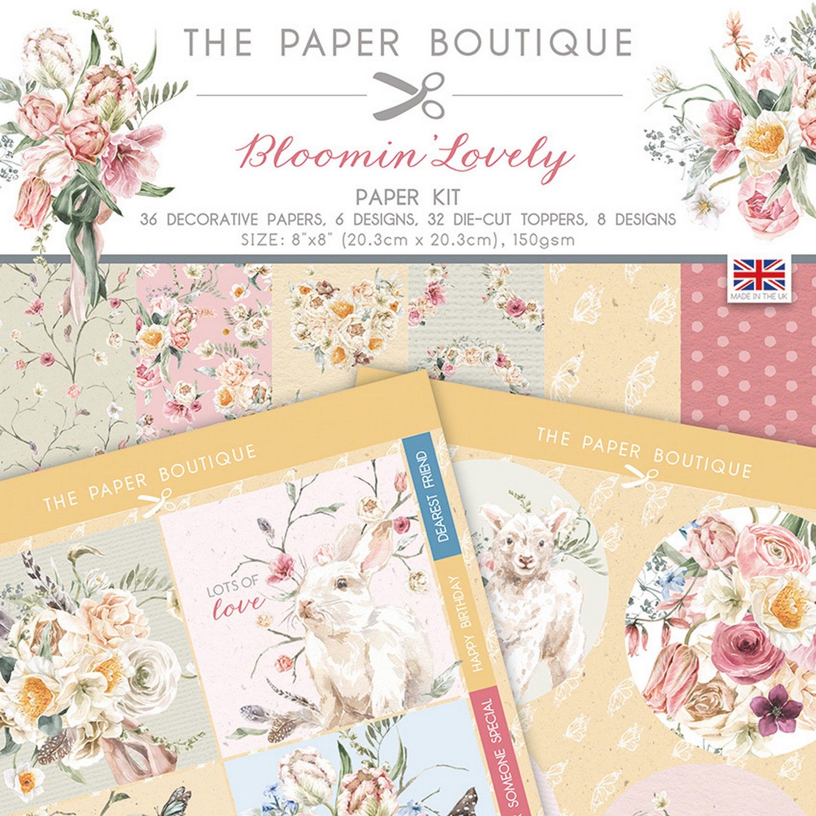 The Paper Boutique • Blooming lovely paper kit