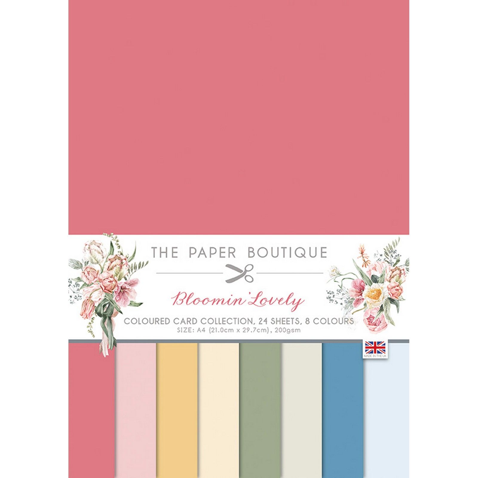 The Paper Boutique • Blooming lovely coloured card collection