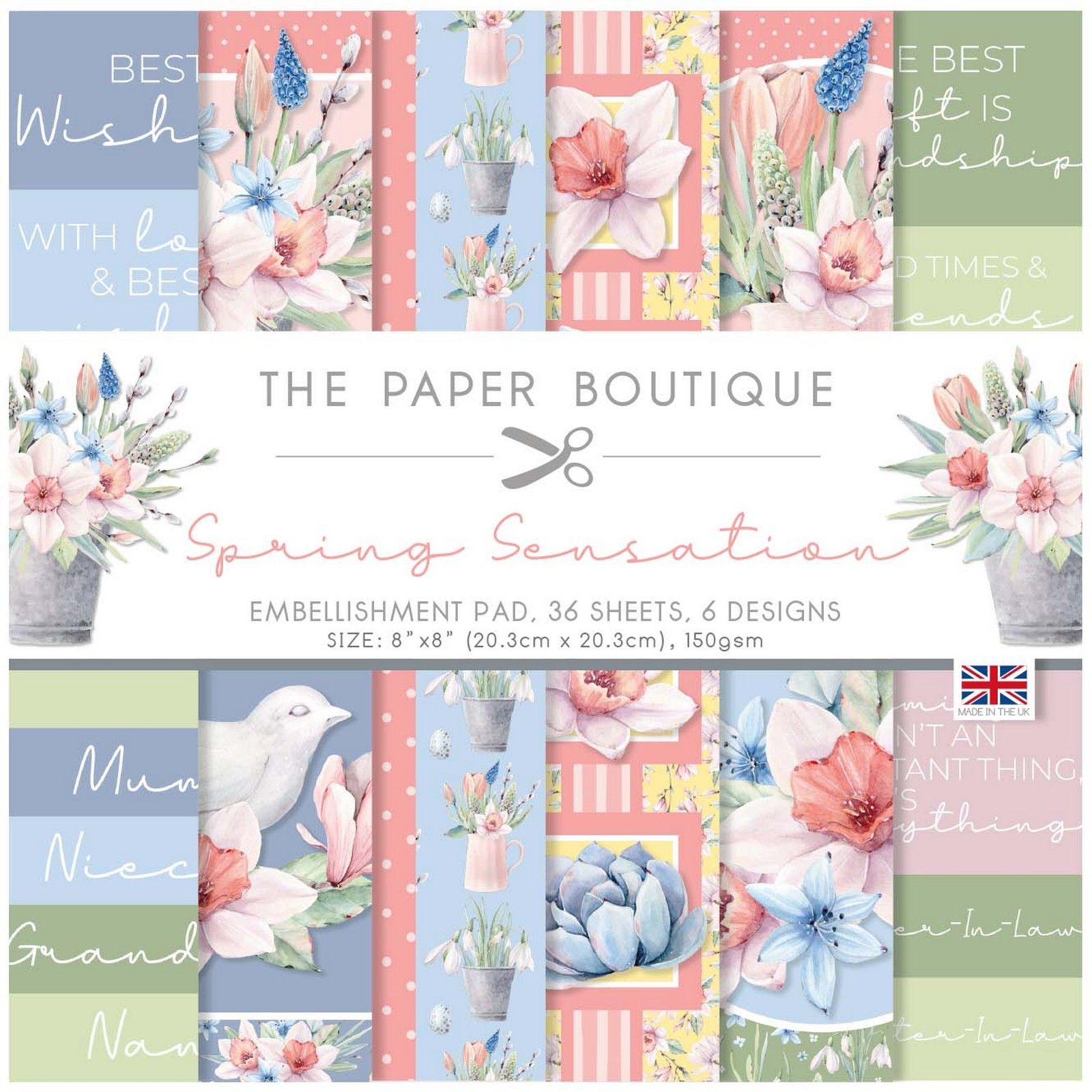The Paper Boutique • Spring Sensation Embellishment Pad