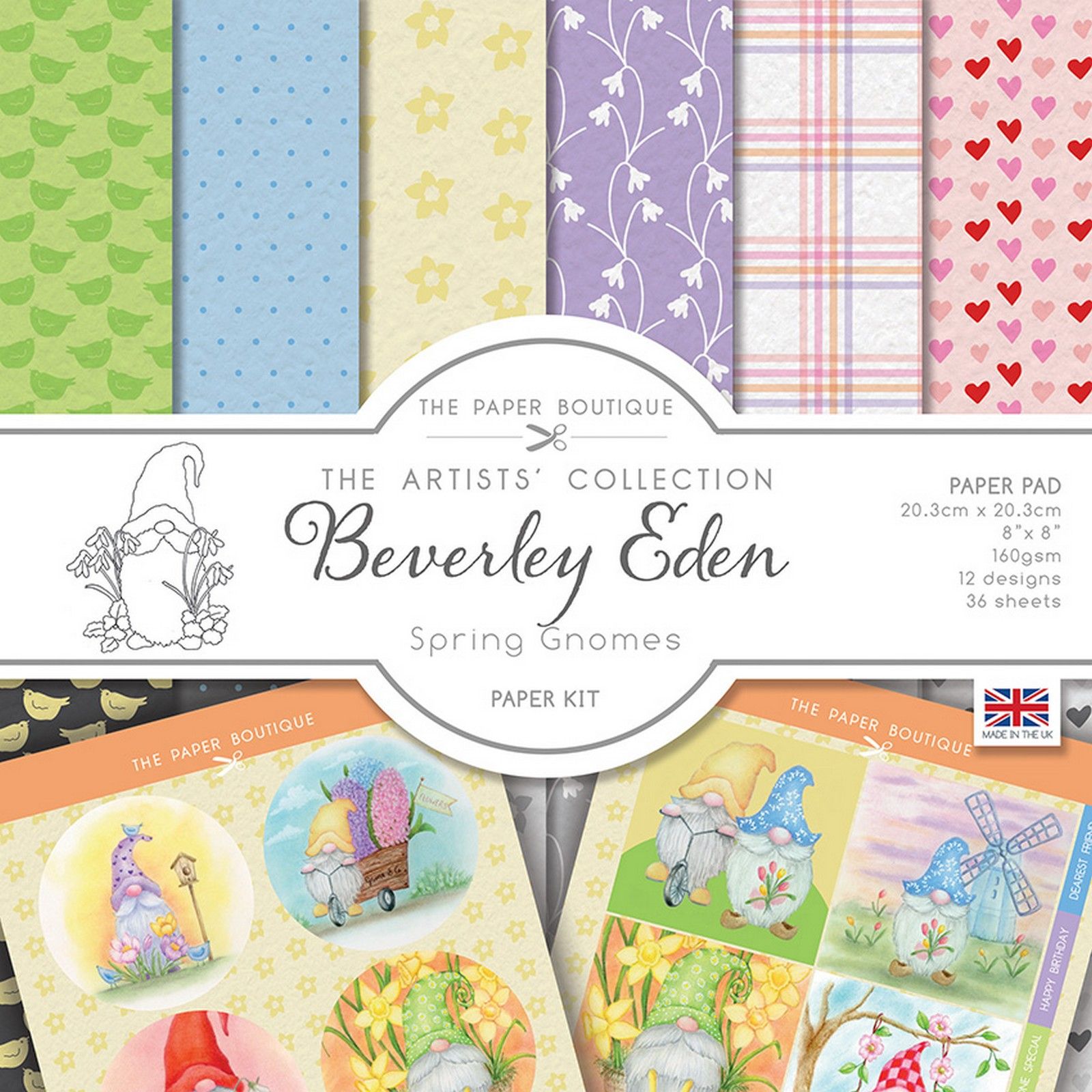 The Paper Boutique • Spring Gnomes Paper Kit