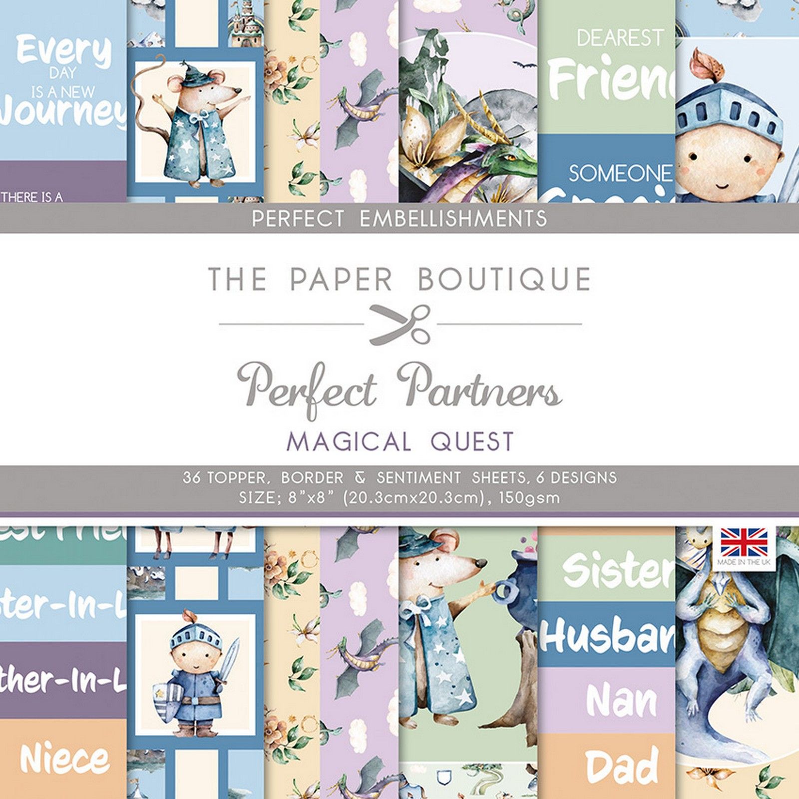 The Paper Boutique • Perfect Partners Magical Quest Embellishments