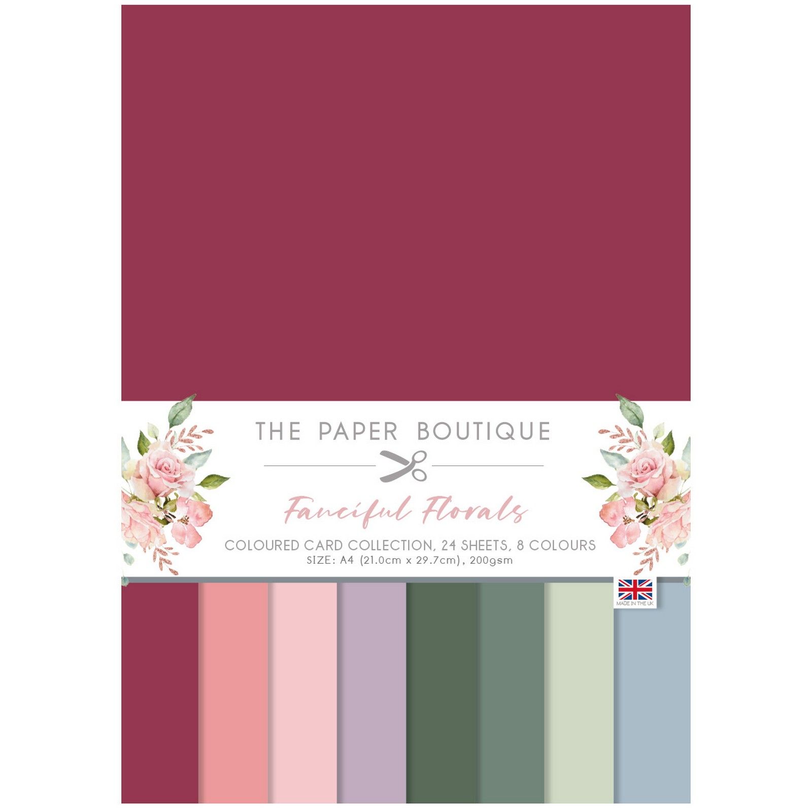 The Paper Boutique • Fanciful Florals Colour Card Collection