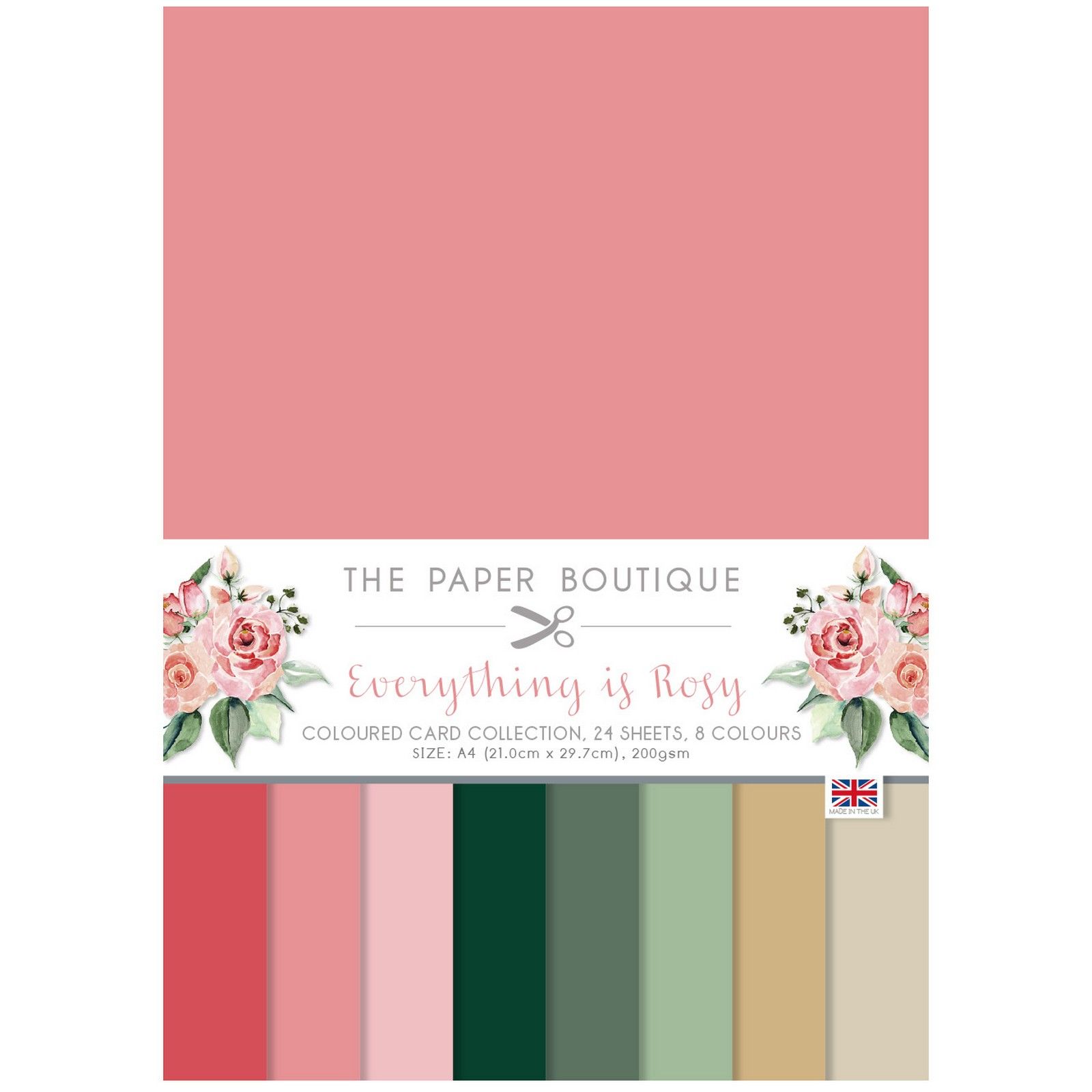 The Paper Boutique • Everything Is Rosy Colour Card Collection