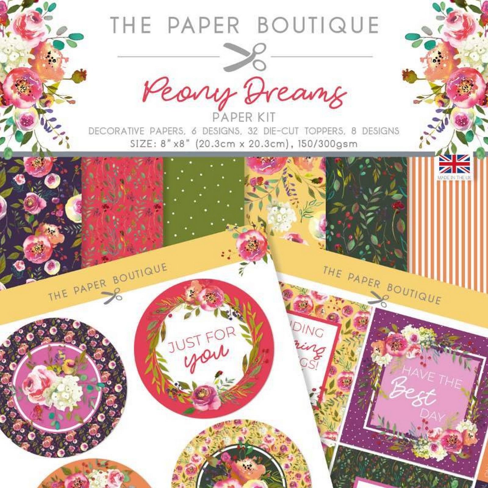 The Paper Boutique • Peony Dreams Paper Kit