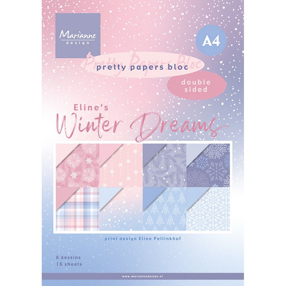 Marianne Design • Paper Pad Eline's Winter Dreams