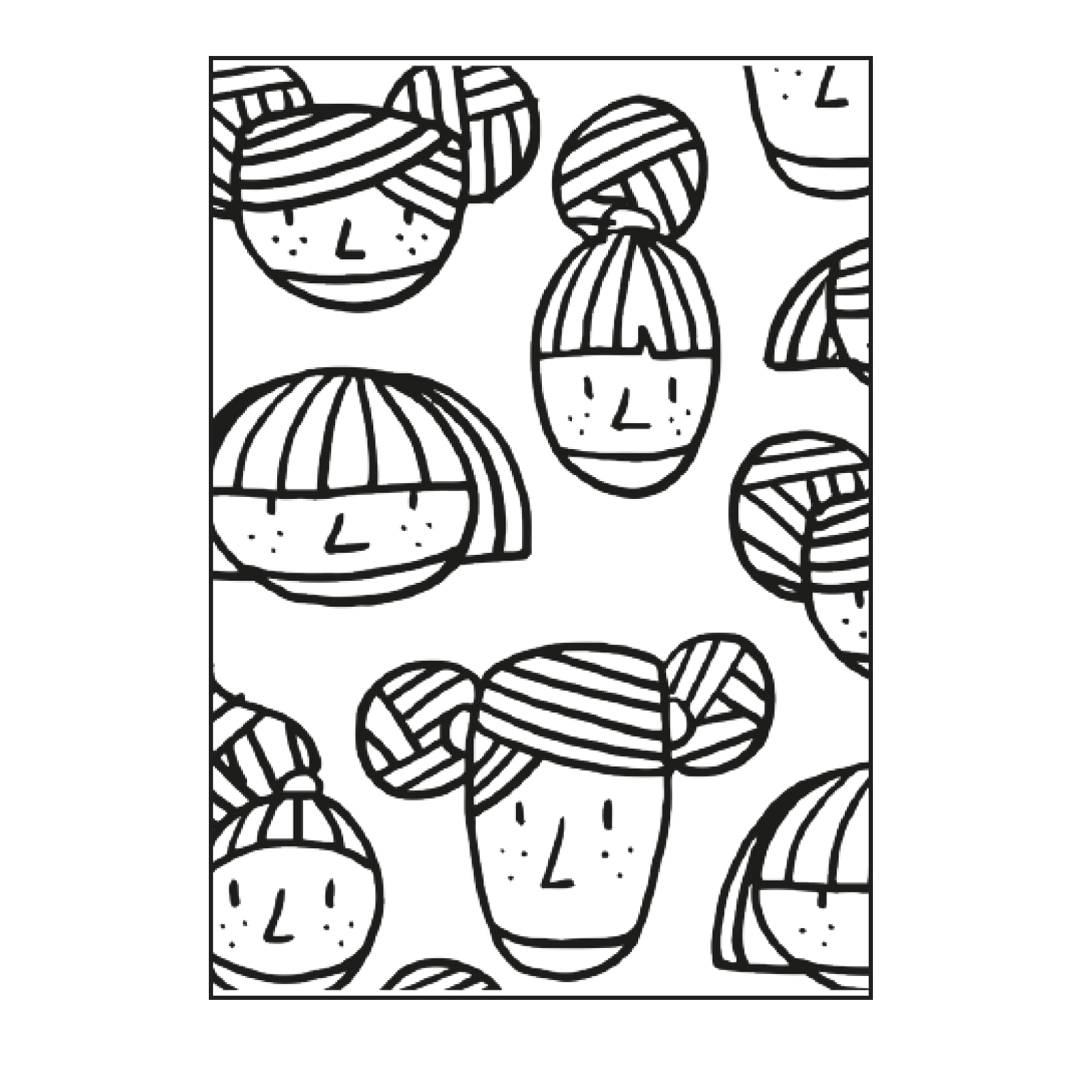 Paperfuel • Embossing folder A6 weird girls