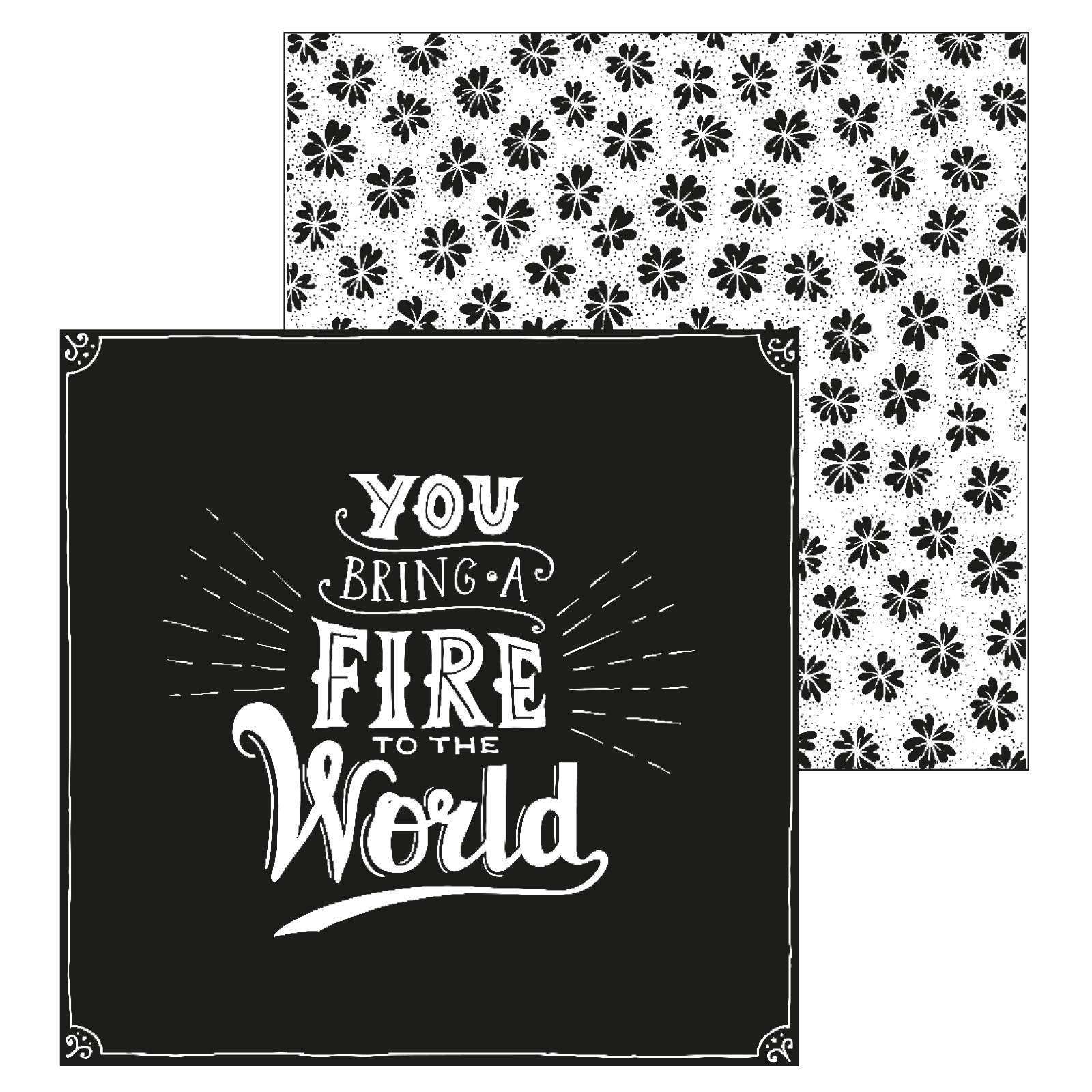 Paperfuel • Scrapbook papier 30,5x30,5cm 200g Fire